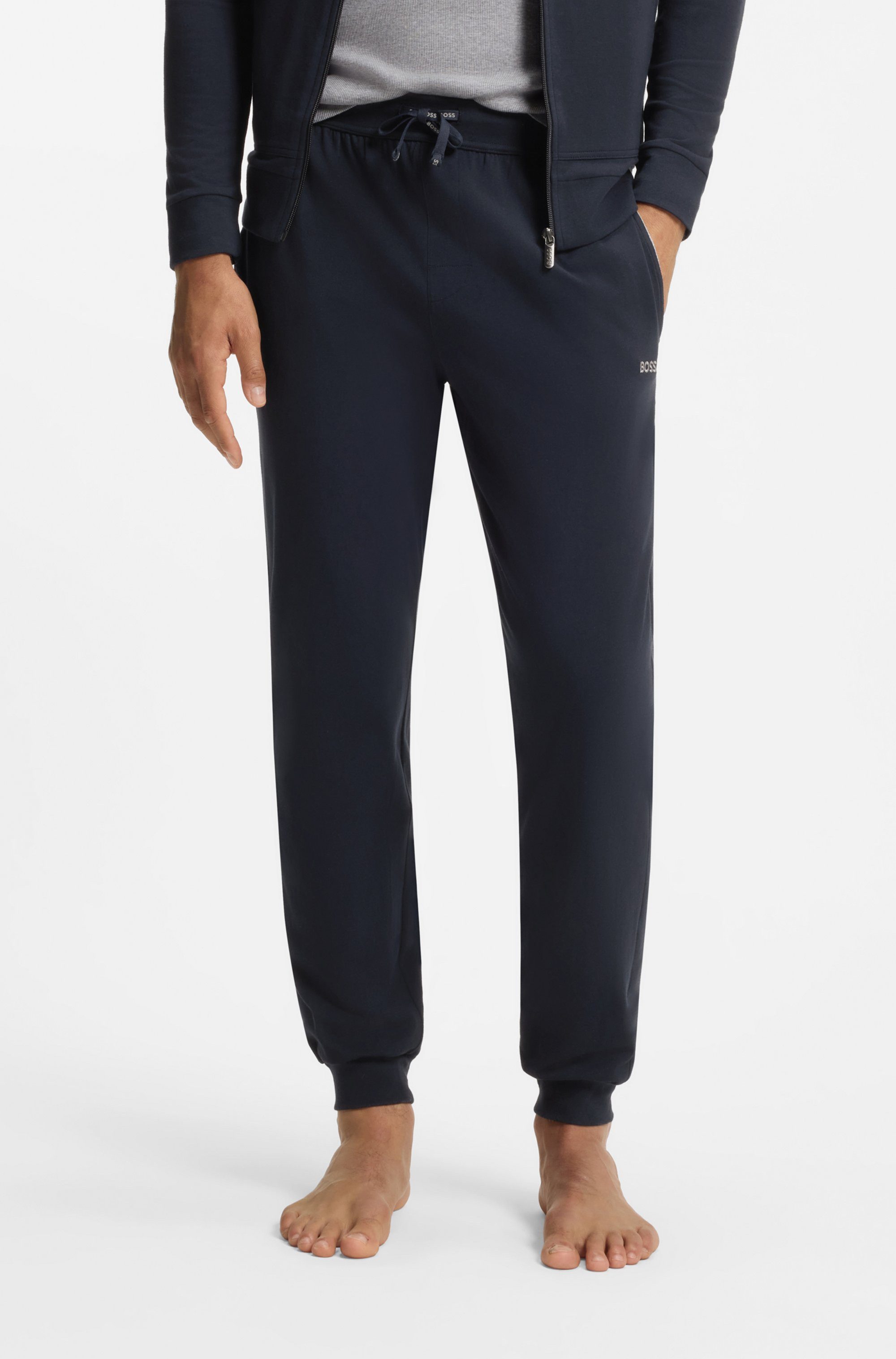 BOSS Sweathose Mix&Match Pants mit BOSS Aufdruck auf dem Kordelzug
