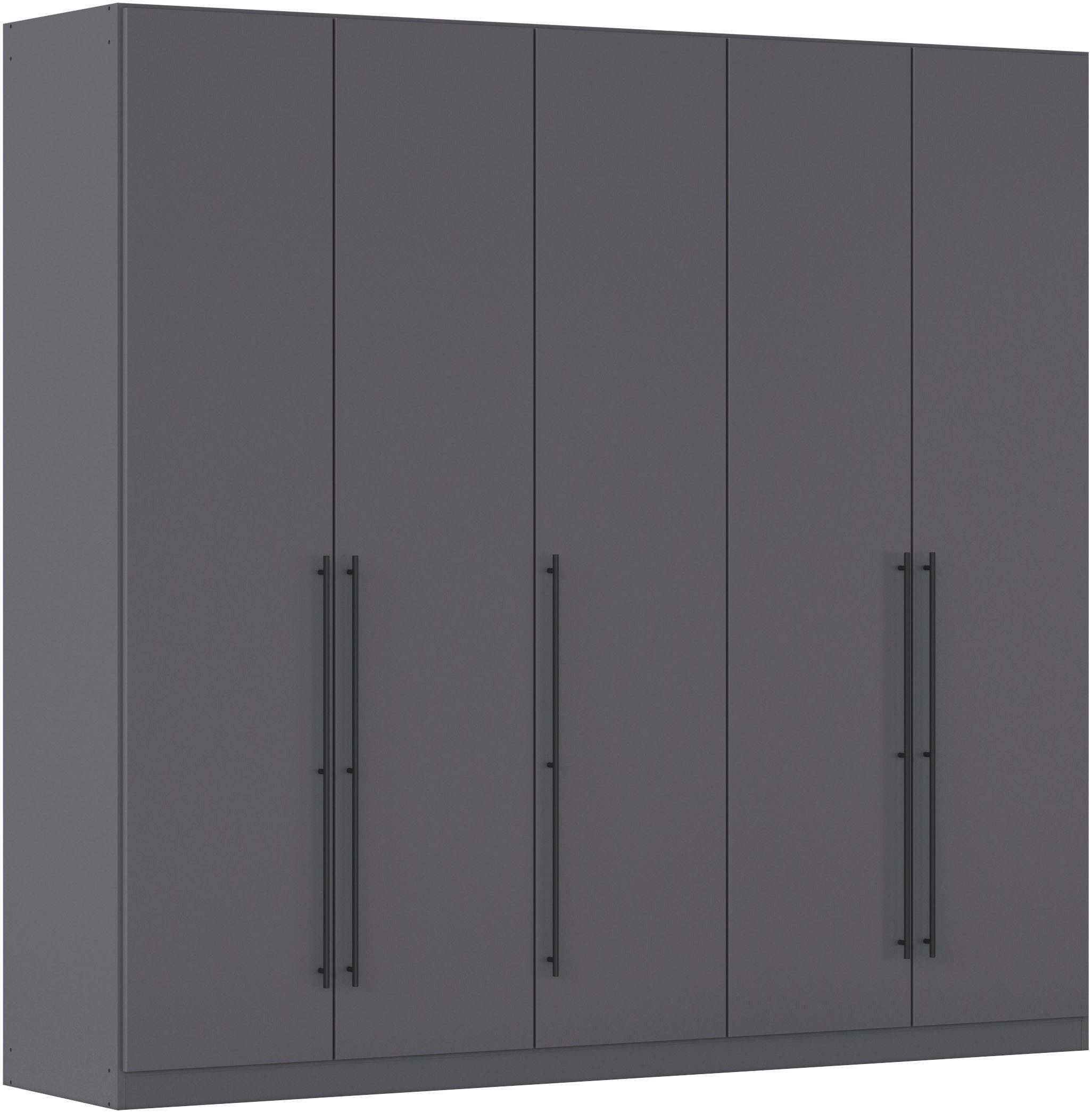 OTTO home Kleiderschrank Mehrzweckschrank Aktenschrank Möbel Mietswohnung Schlafzimmer AVOLA (3 verschiedene Ausstattungen BASIC/CLASSIC/PREMIUM (inkl. SOFT-CLOSE) mit hochwertigen Stangengriffen in Schwarz aus Metall MADE IN GERMANY