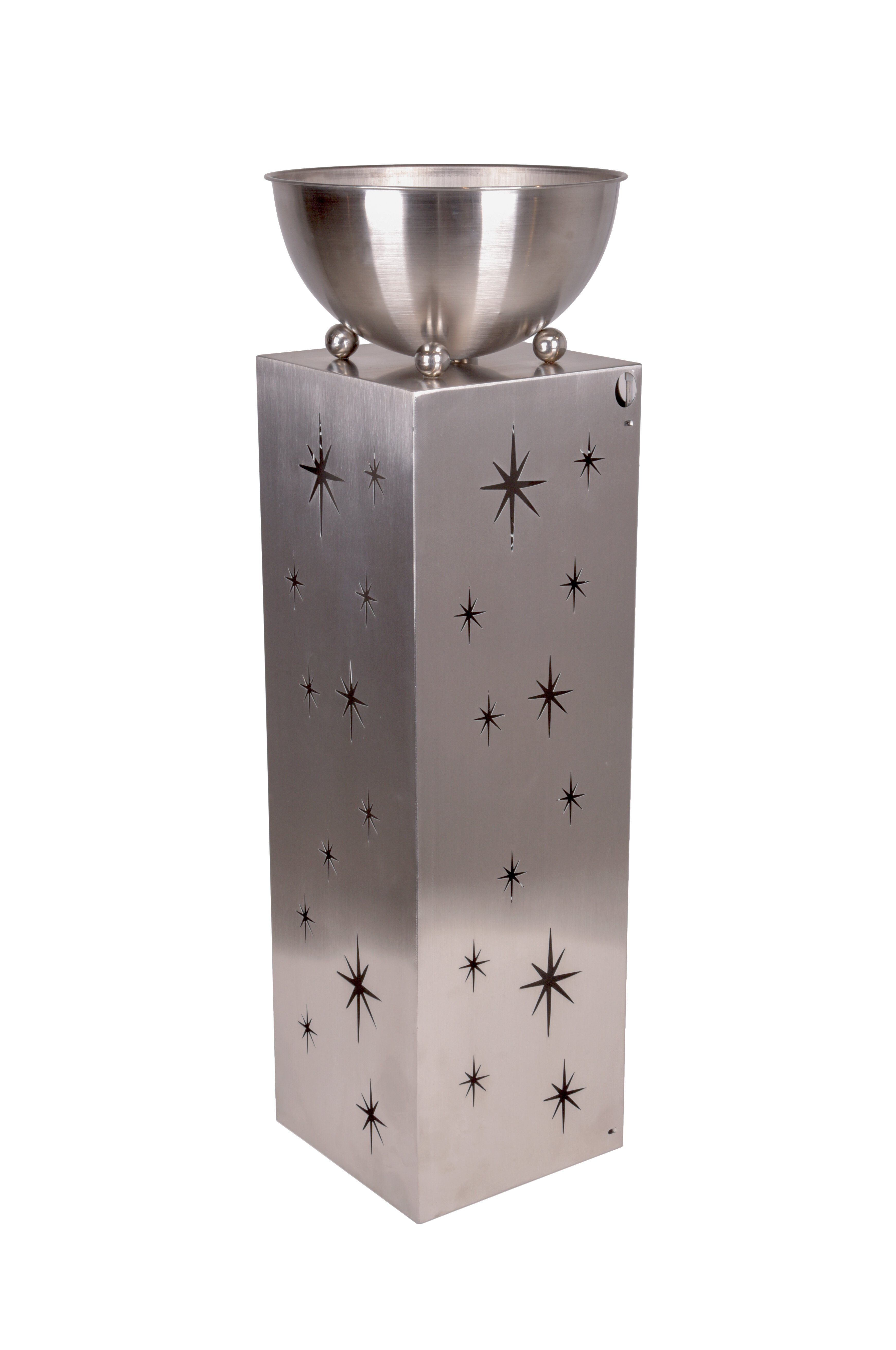 Harms Import Dekosäule Sternensäule mit LED-Beleuchtung 75 cm