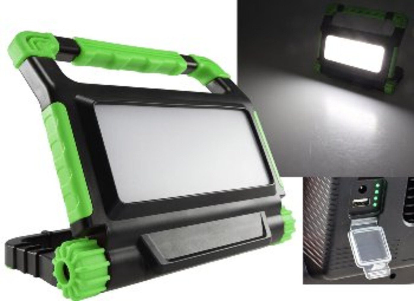 ChiliTec Baustrahler 50W, neutralweiß, 120lm, wassergeschützt, IP54, L105mm, wassergeschützt akkubetrieben, neutralweiß