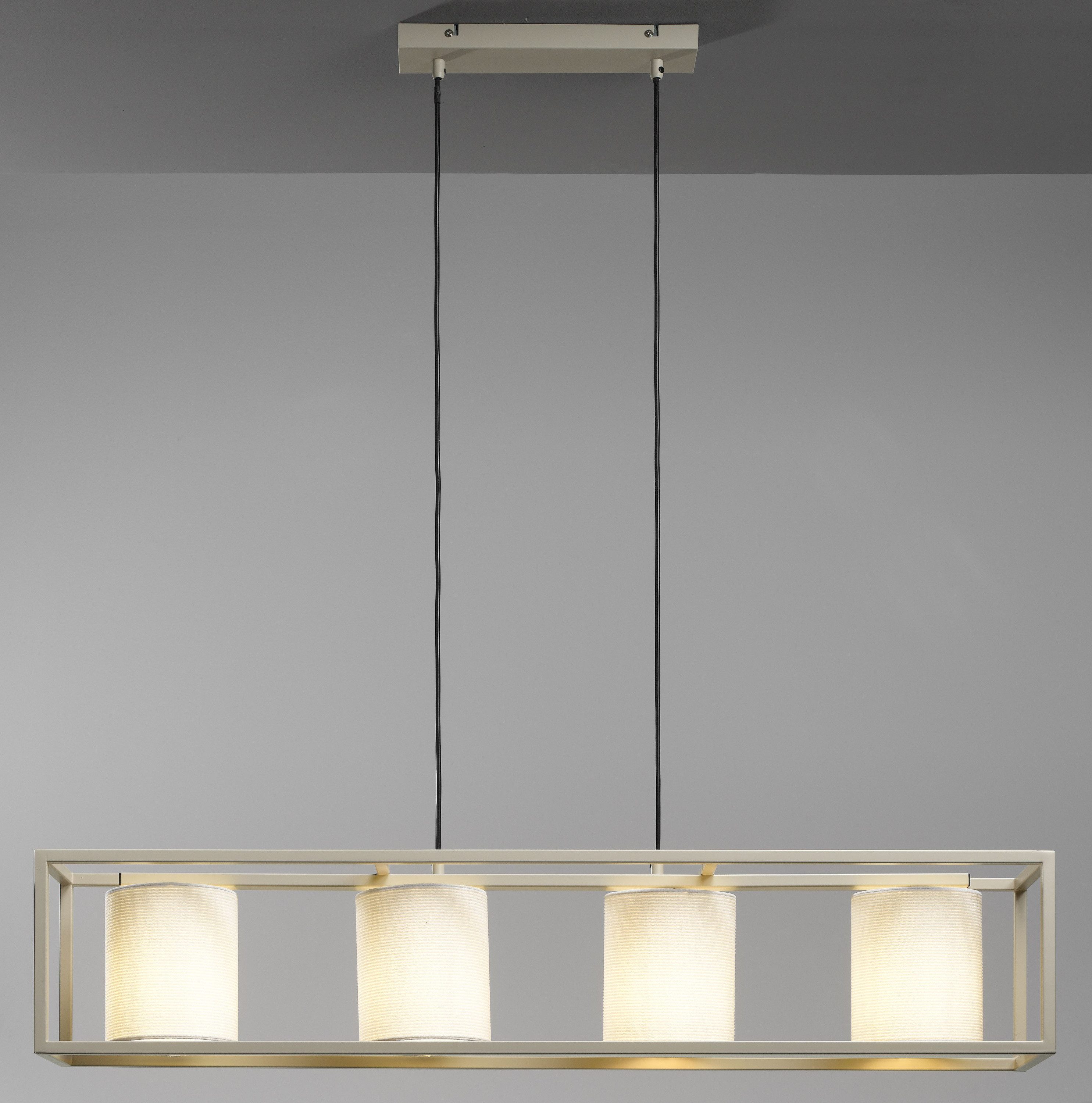 Sansibar Sylt Pendelleuchte Pendelleuchte SANSIBAR JORDSAND BHT 100x150x18 cm beige Hängelampe, Warmweiß