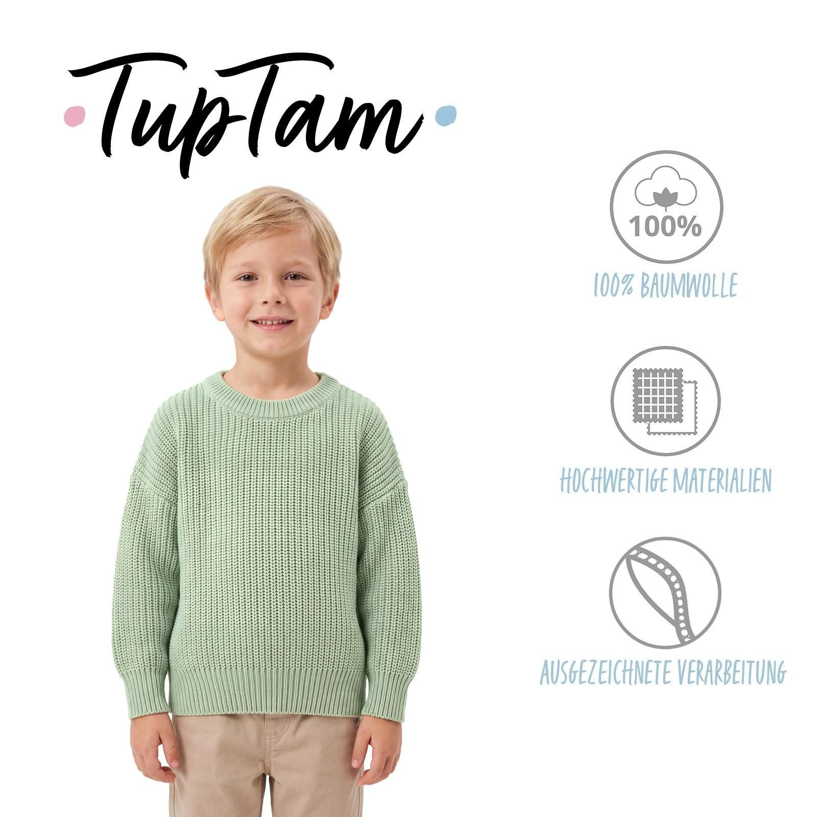 TupTam Strickpullover TupTam Strickpullover Bio- Baumwolle Junge Mädchen