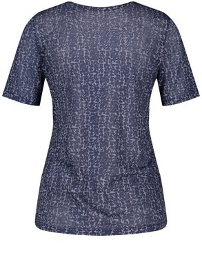 GERRY WEBER Kurzarmshirt Gemustertes T-Shirt mit Frontprint