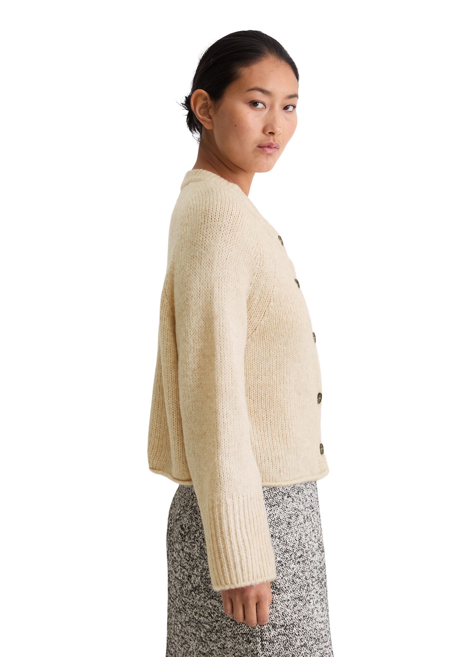 Marc O'Polo Cardigan aus softem Schurwolle-Mix günstig online kaufen