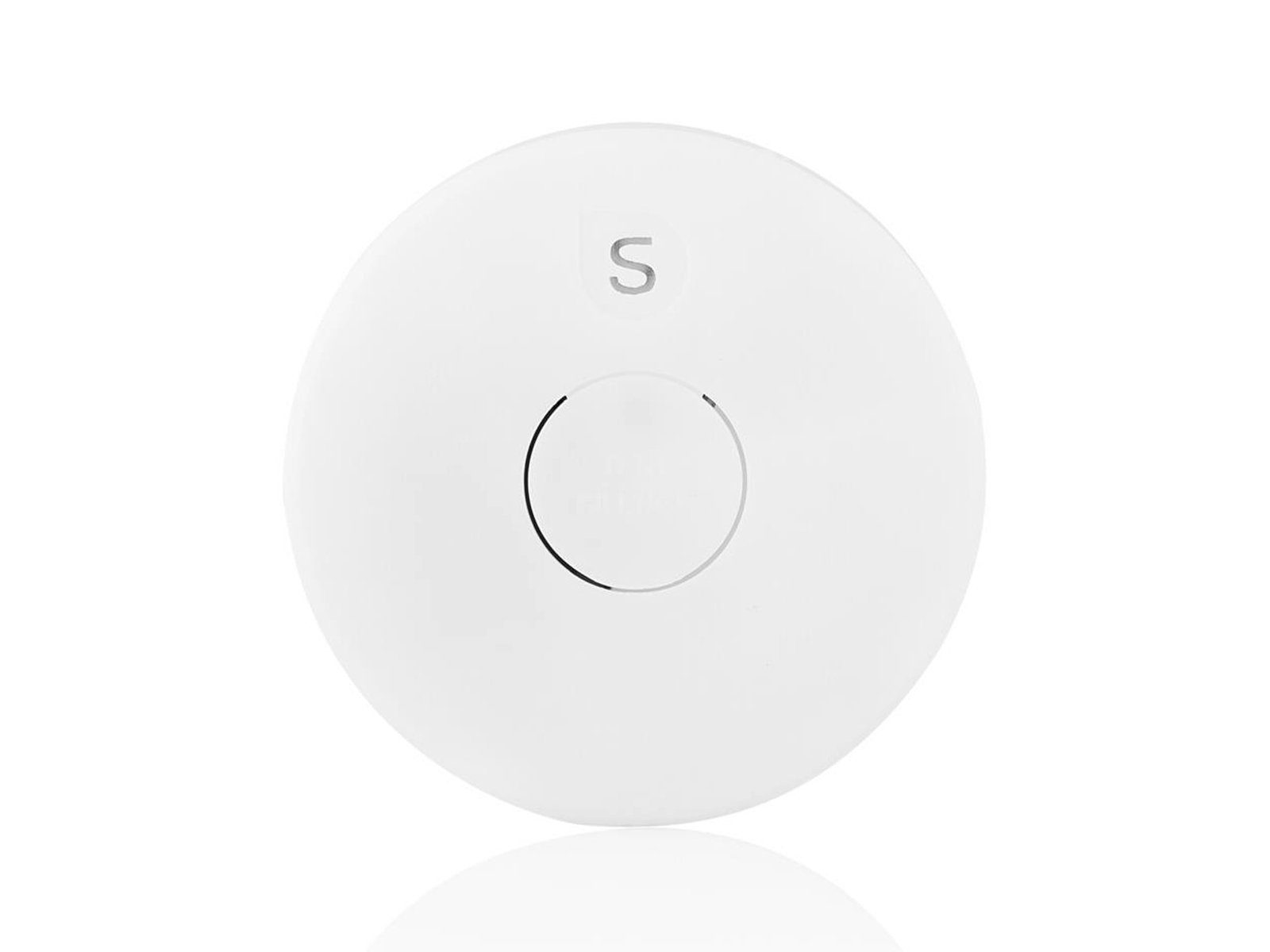 smartwares Rauchmelder (Brandmelder mit 1 Jahres Batterie & Magnethalter, Weiß, Ø 10cm)