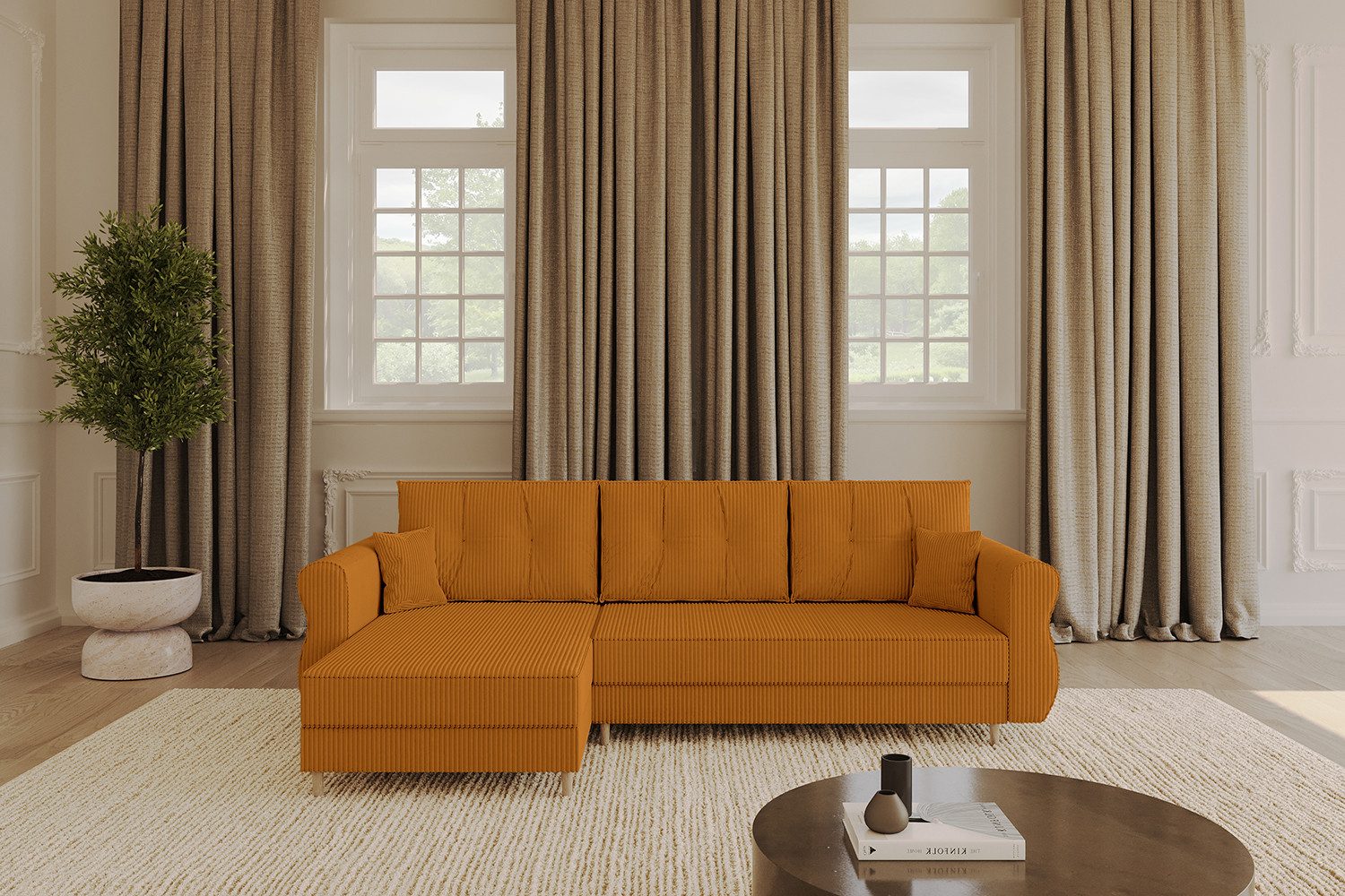 ALTDECOR Ecksofa APOL-L, Couch mit Schlaffunktion, günstig online kaufen