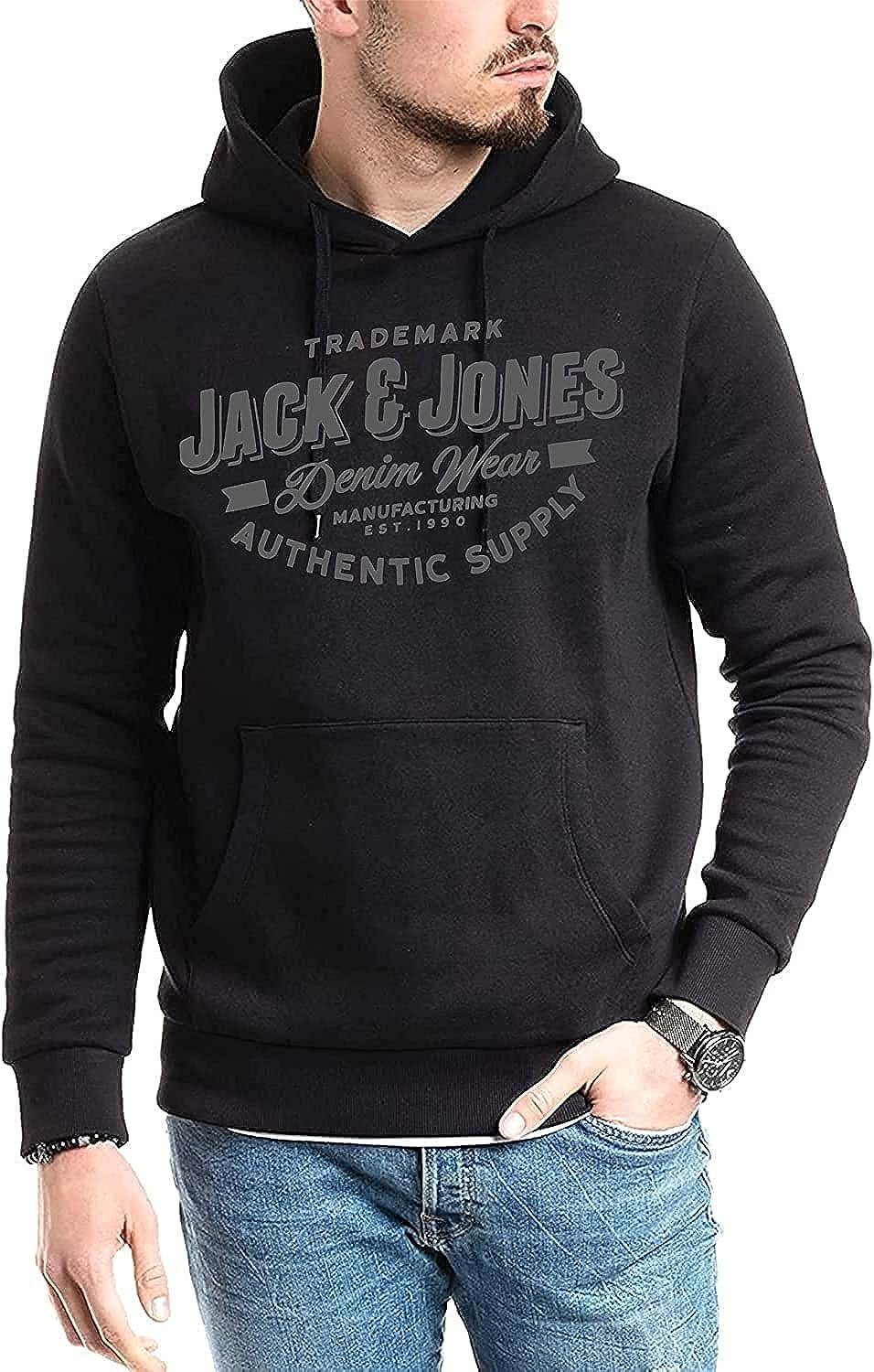 mit 6 Kapuzensweatshirt Set, Doppelpack & 2er Jones Doppelpack Mix Printdruck Pack) Jack (Spar Hoodie