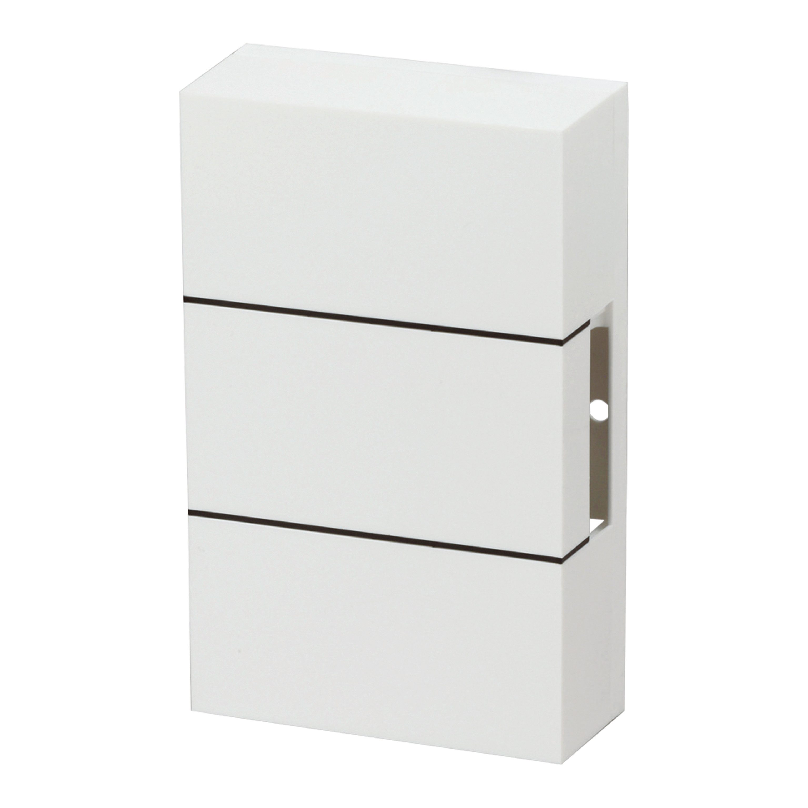 Heidemann Türklingel-Set Heidemann Zweiklang-Gong Ibis 8V reinweiß, 1 Empfänger, 2 Klingeltöne, (1-tlg), HX®-kompatibel, Starkes LED-Signal, 2 Melodien, 4 Lautstärkestufen