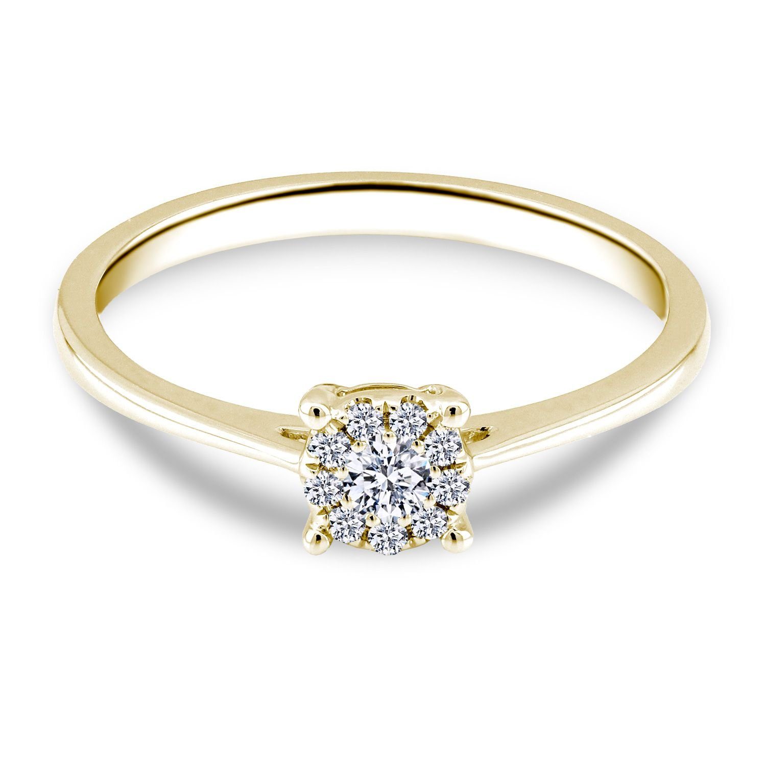 Adam & Eve Diamantring Solitärring Goldring • 585/- Gold "AE31"