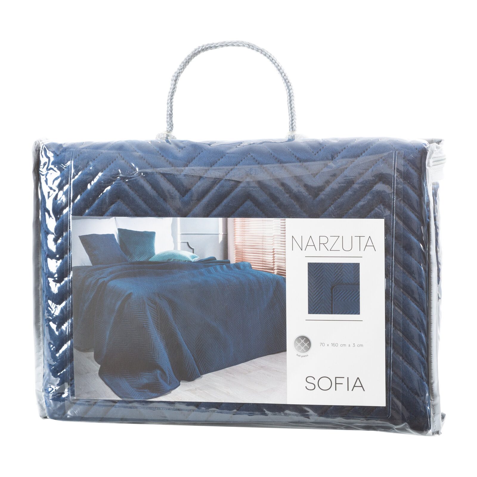Eurofirany Bettüberwurf SOFIA zweiseitige Steppdecke hochwertige Allzweckdecke L XL XXL, Elegante Tagesdecke Velvet Sesseldecke Sofadecke Überwurf Samt – Bild 4 von 5