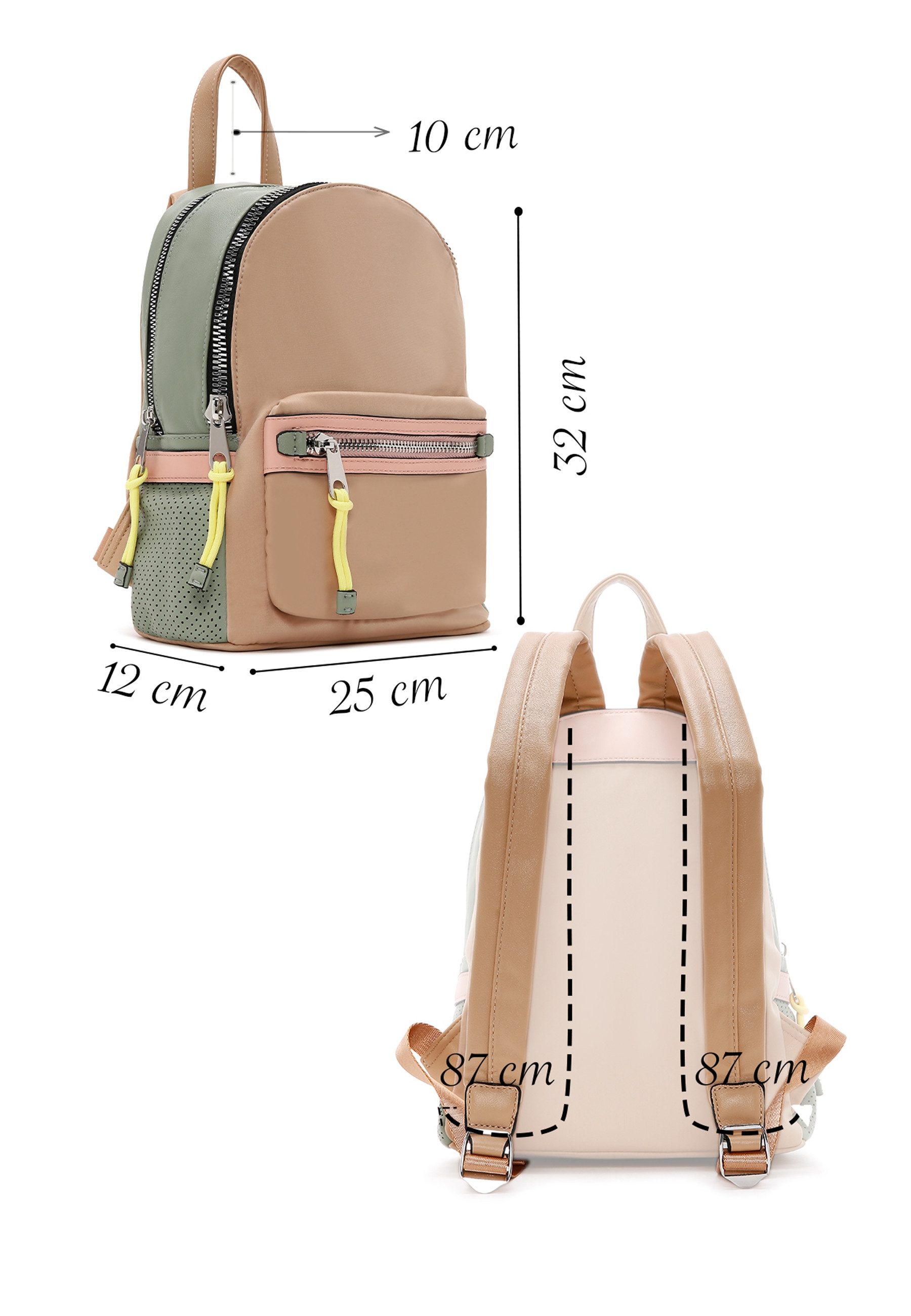 Derimod Rucksack Rucksack aus Kunstleder