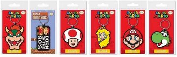 Nintendo Schlüsselanhänger Schlüsselanhänger Kinder Mini Super Mario Anhänger keychain 6 cm, Schlüsselanhänger Haustierschlüsselanhänger Geschenk Hund Frau Herren