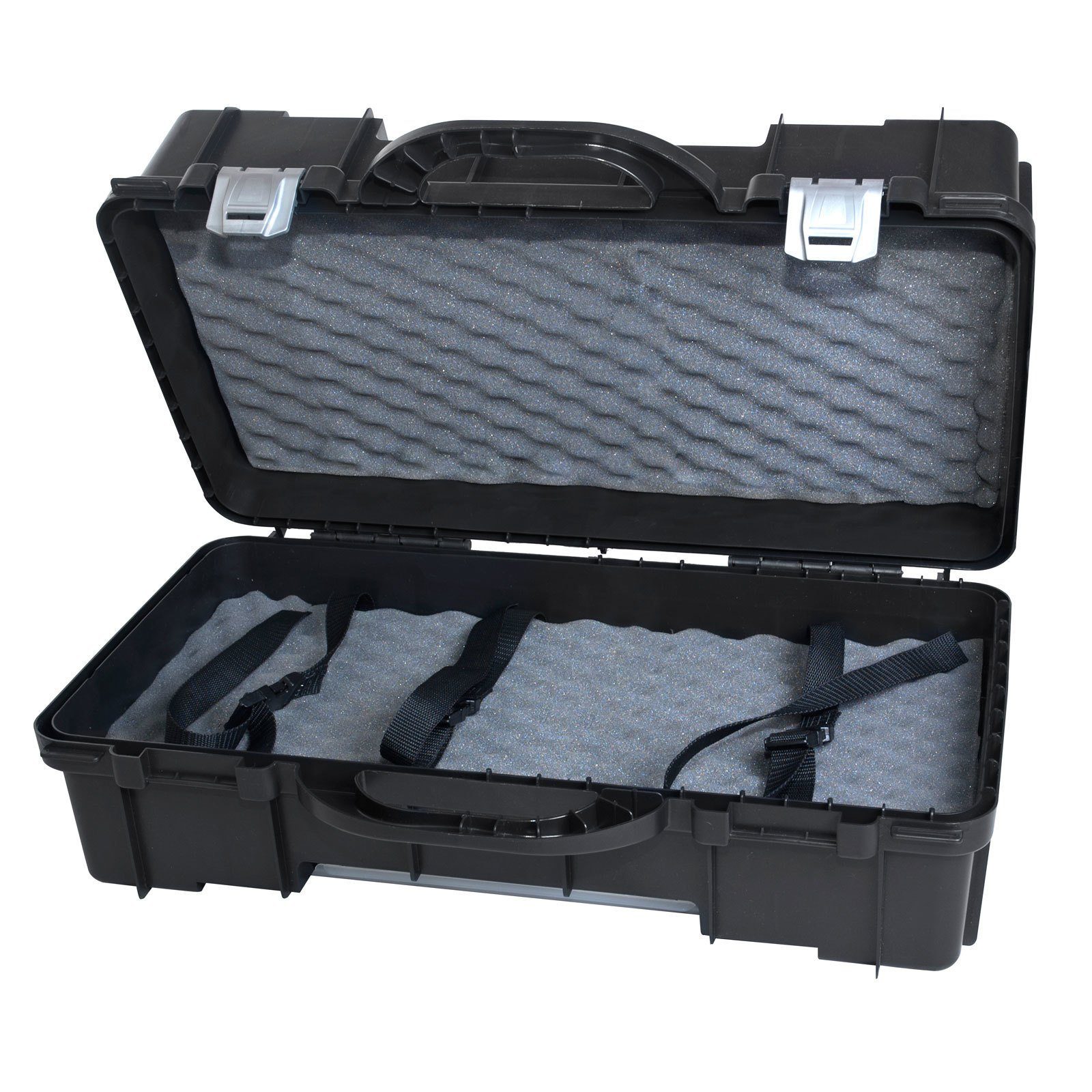 Case, Werkzeugkoffer Schwarz 24x60x38cm, PROREGAL® HxBxT Werkzeugkoffer