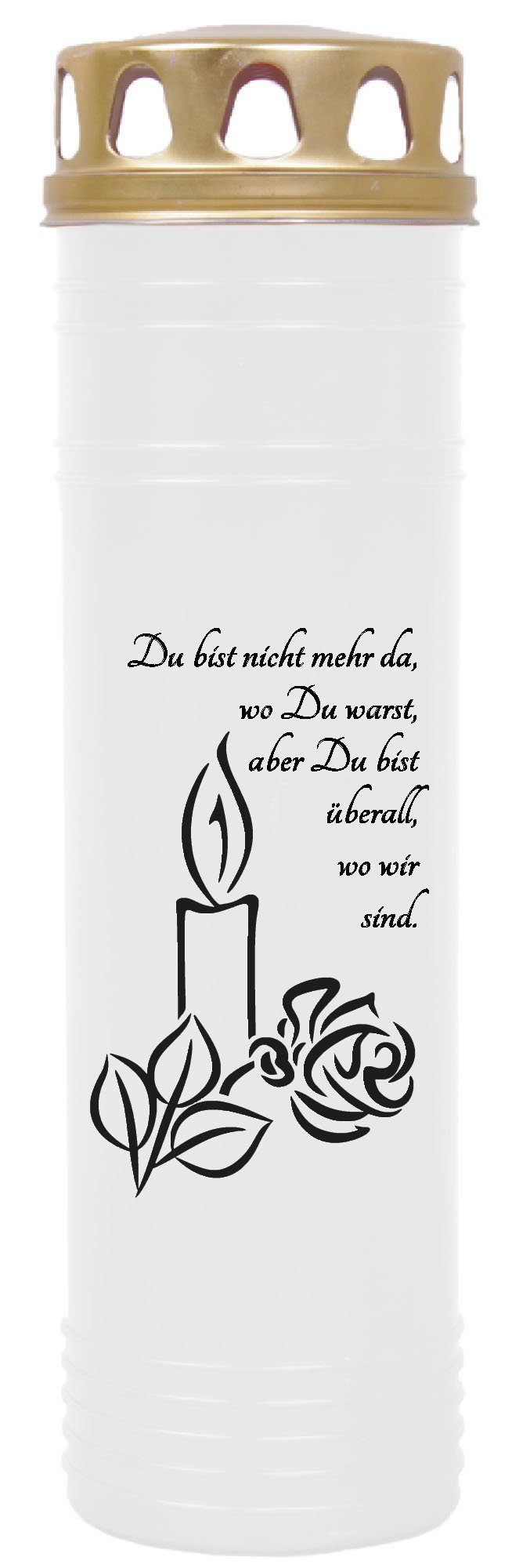 HS Candle Grabkerze, Grabkerze Brenndauer 170 günstig online kaufen