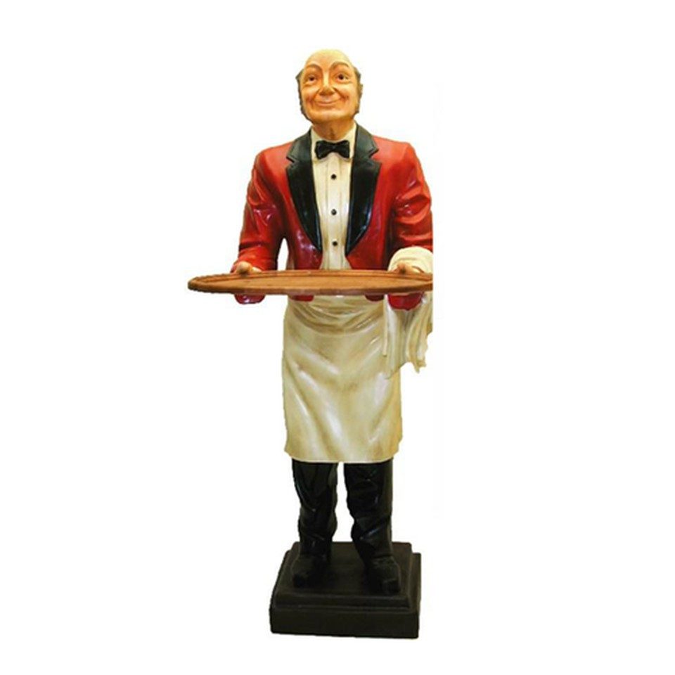 Xlmoebel Dekofigur Butler Figur Statue Skulptur