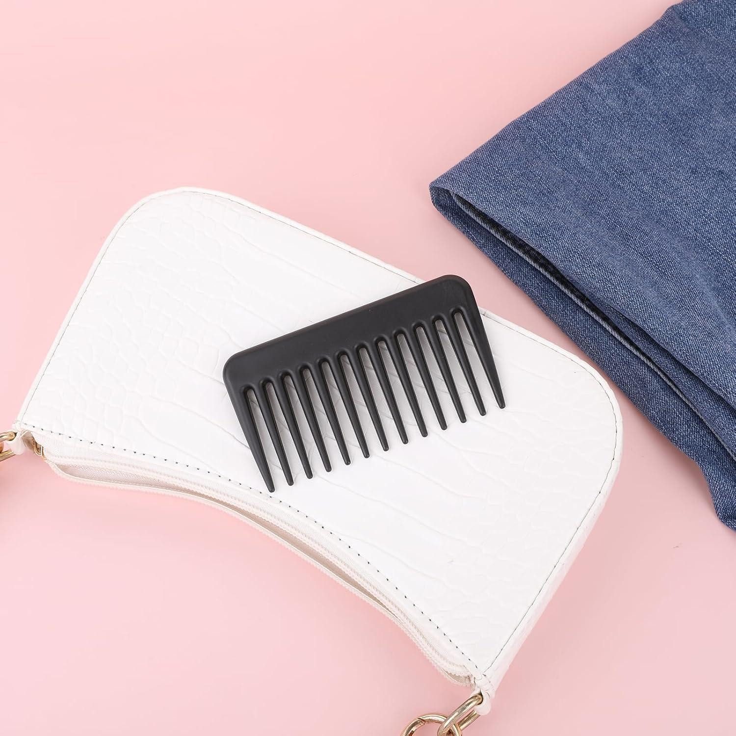 LuxusKollektion Lockenkamm Tragbarer Styling Kamm für Locken Antistatisch Bruchfest Reisekamm