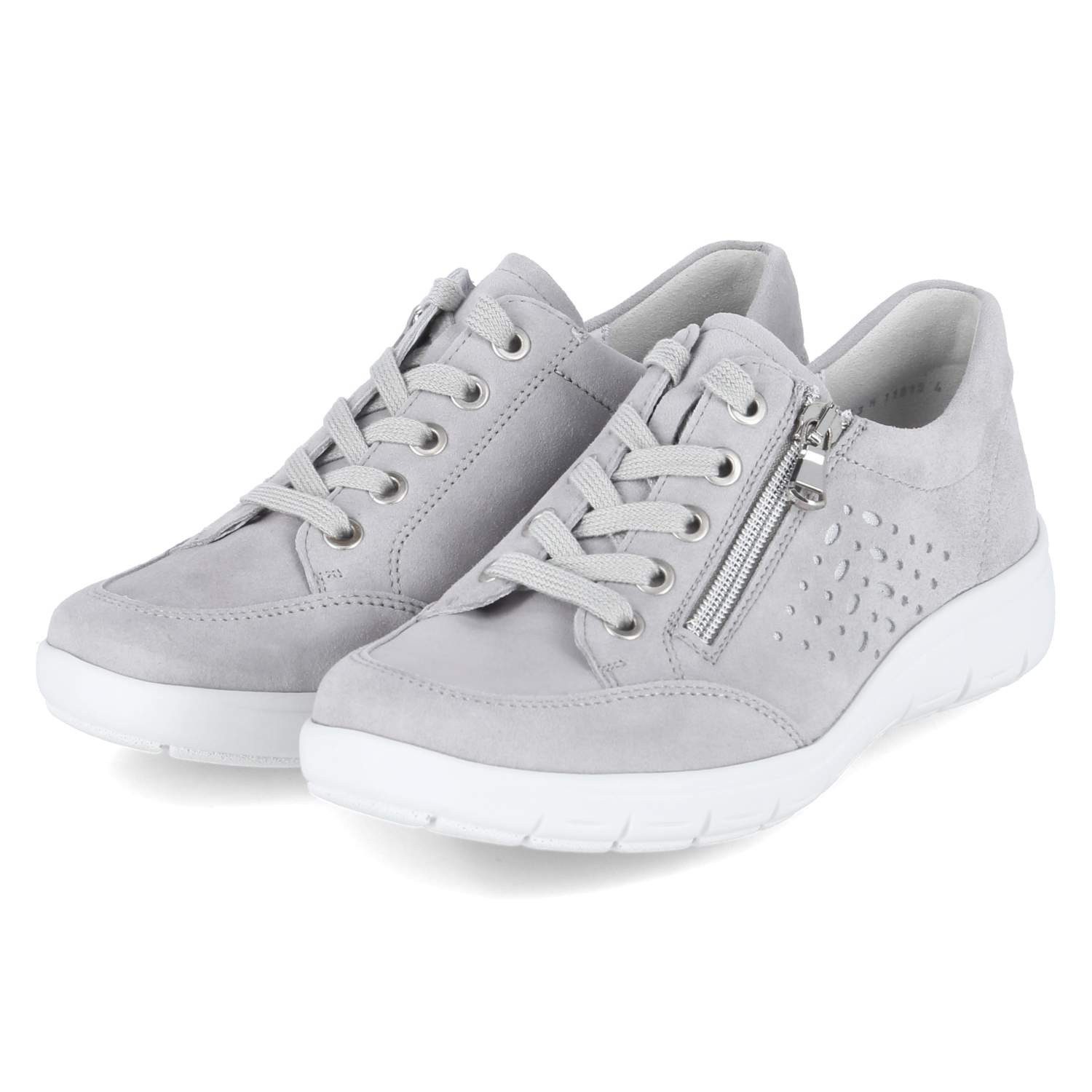 Semler Semler G4165471/828 SP Damen Rauleder silber Sneaker