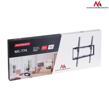 Maclean MC-774 TV-Wandhalterung, (bis 55,00 Zoll, TV Halter 32-55" max. VESA 400x400 35kg)