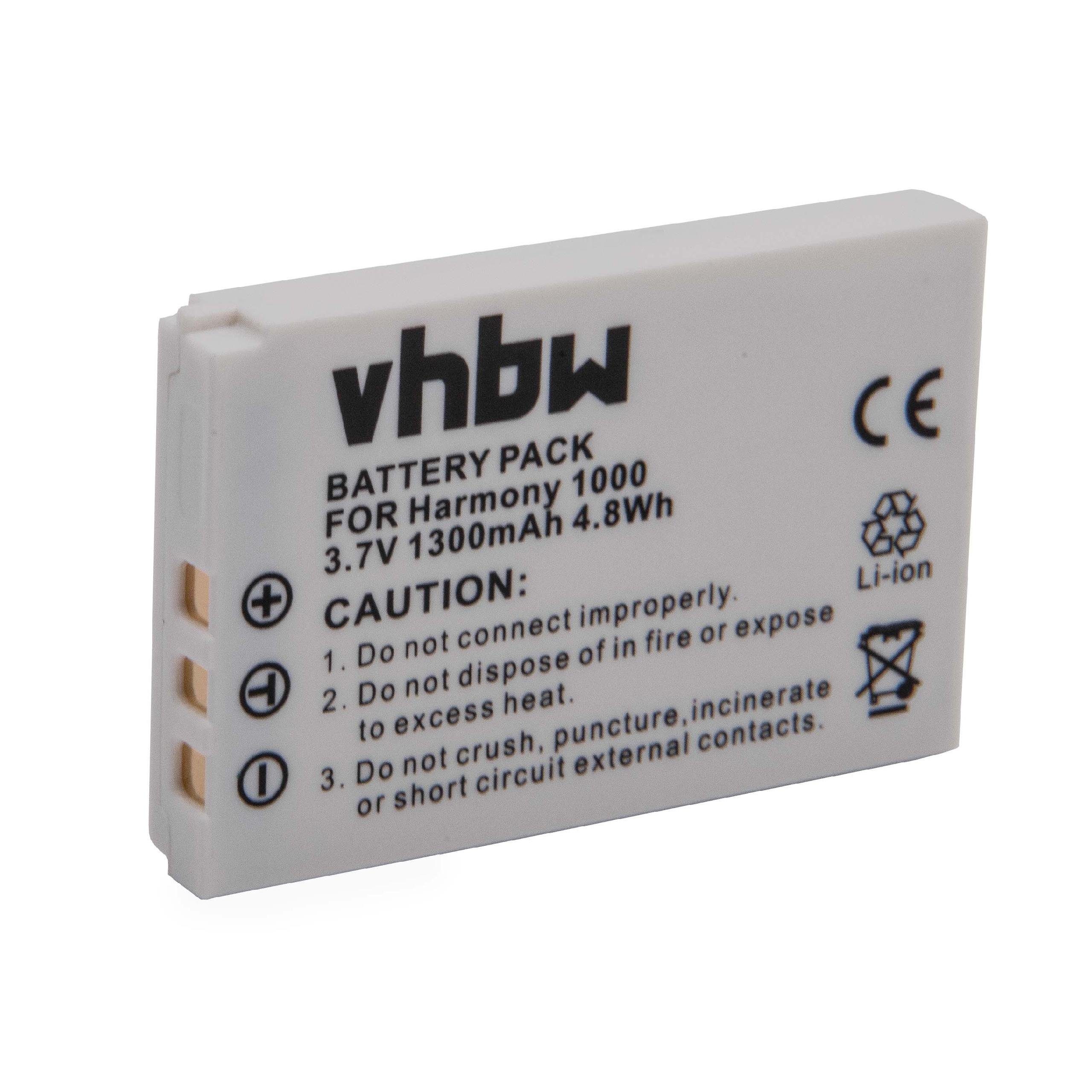 vhbw kompatibel mit Logitech, Internet Radio, C-RL65, C-LR65 Akku Li-Ion 1300 mAh (3,7 V)
