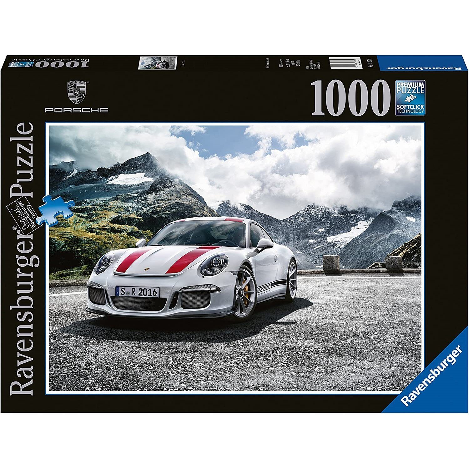 Ravensburger Puzzle Ravensburger - Porsche 911 R, 1000 Teile Puzzle, 1000 Puzzleteile