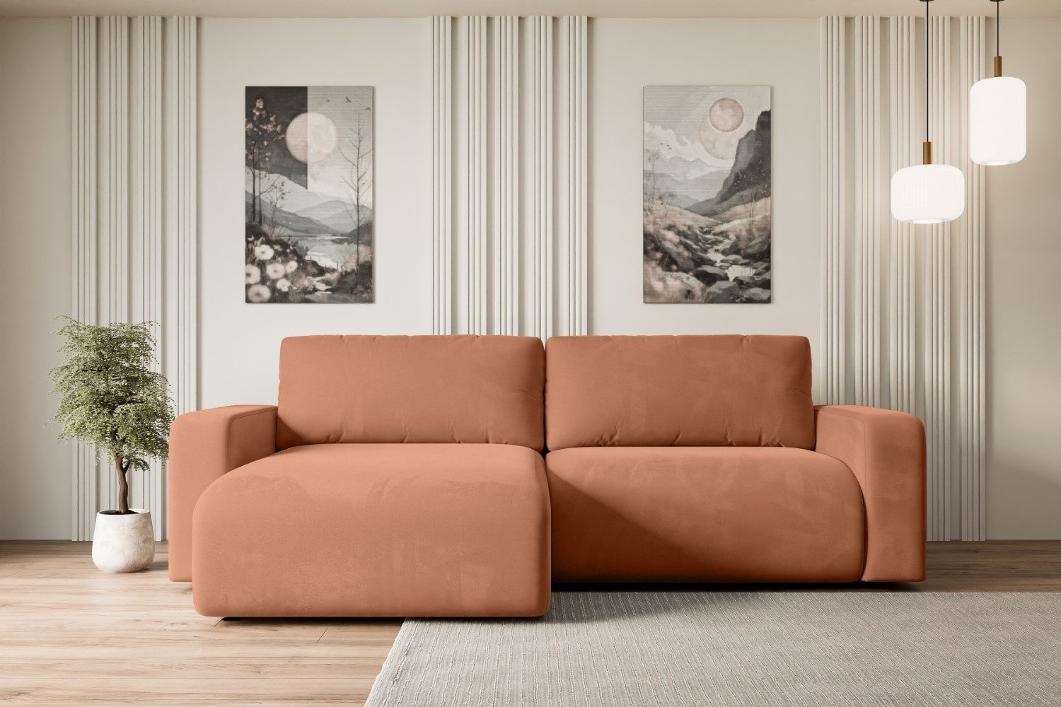 ALTDECOR Ecksofa KLEEA-L, Couch mit Schlaffunktion, günstig online kaufen