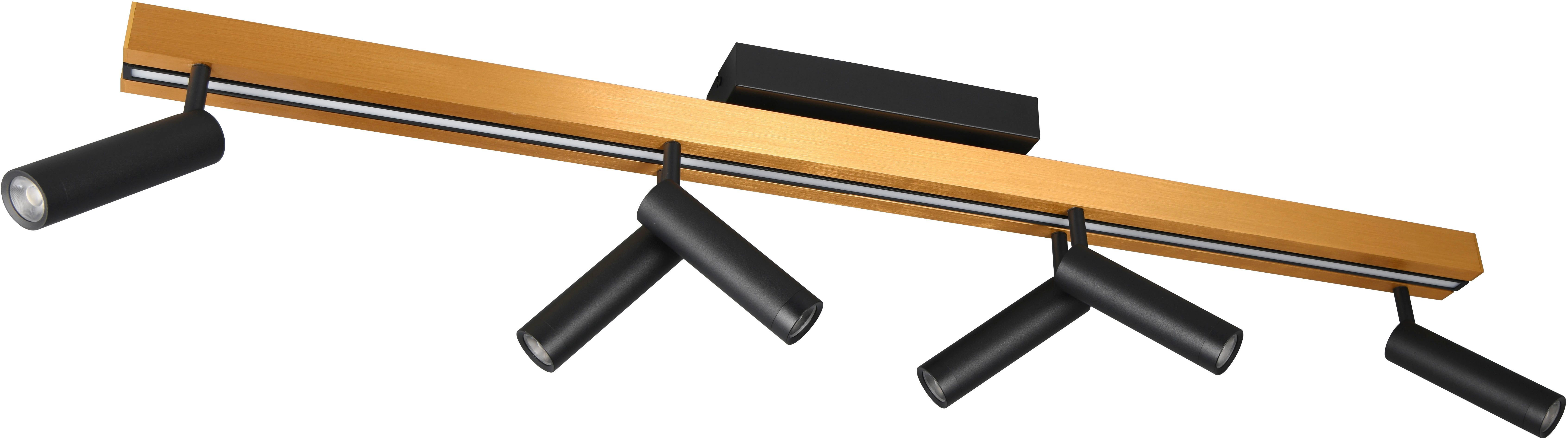 TRIO Leuchten LED Deckenleuchte ZENO ausziehbare LED Deckenlampe mit 6 vers günstig online kaufen