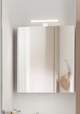 Schildmeyer Spiegelschrank Lagona Breite 60 cm, 2-türig, LED-Beleuchtung, Schalter-/Steckdosenbox