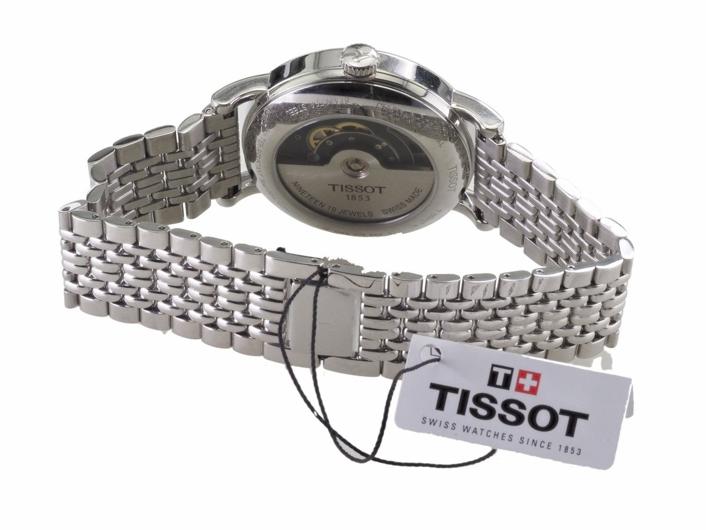 Tissot Automatikuhr Tissot Herren Automatik Uhr Everytime Swissmatic 40mm T1094071103100, (Silber)