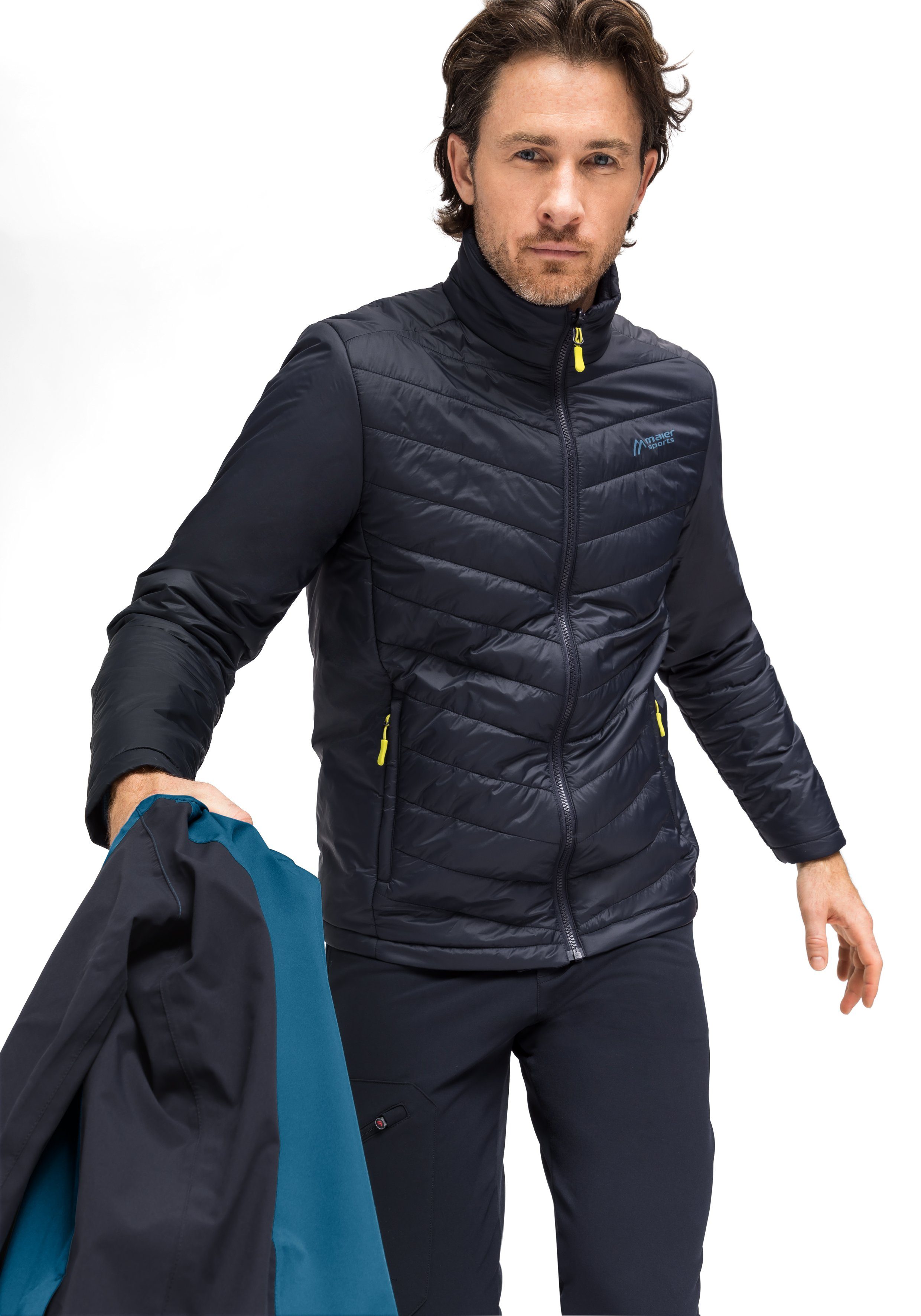 Maier Sports 3-in-1-Funktionsjacke Ribut M funktionale Doppel-Jacke für Wanderungen und Ausflüge