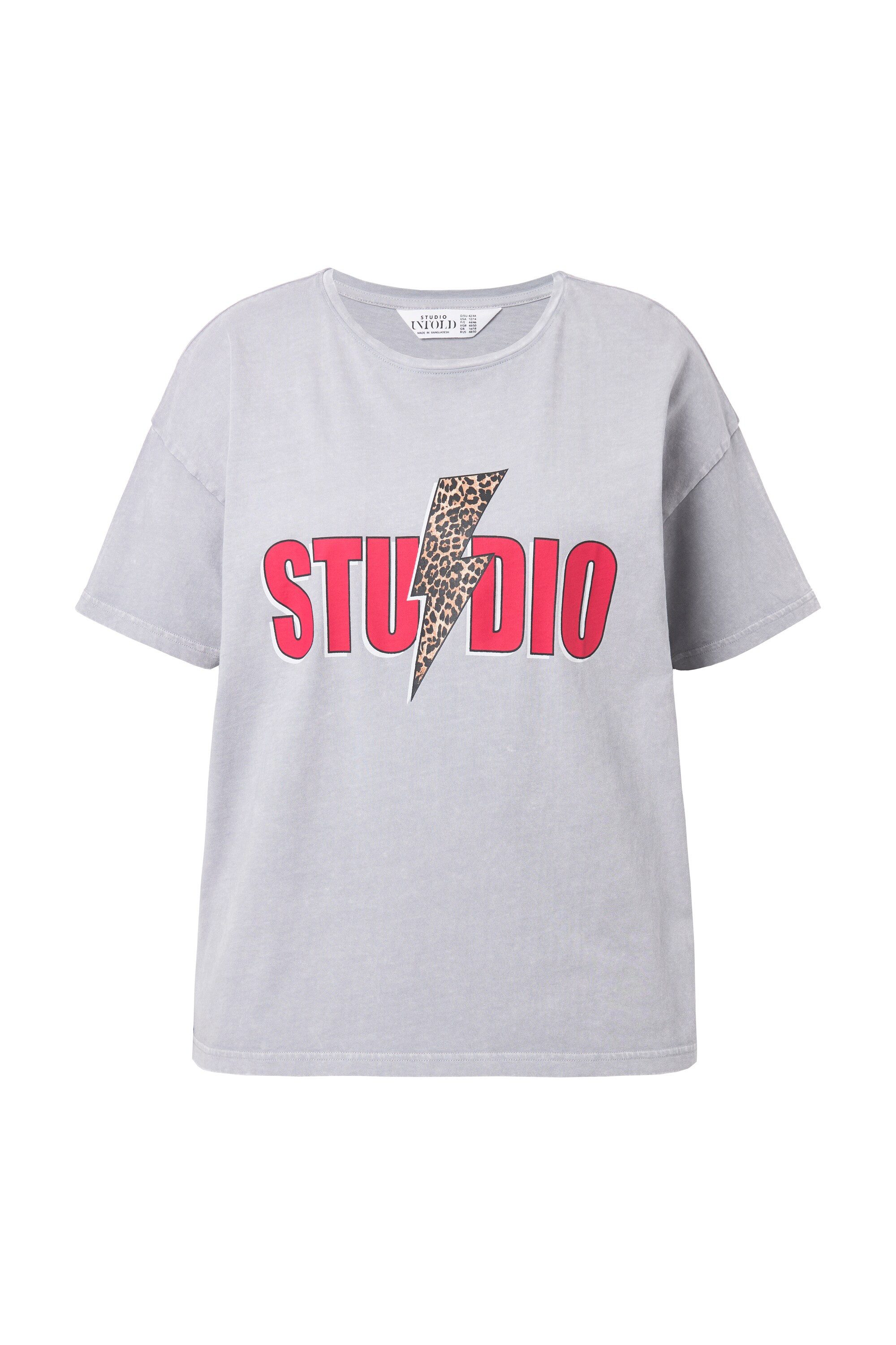 Studio Untold T-Shirt T-Shirt oversized Leo-Blitz Halbarm günstig online kaufen