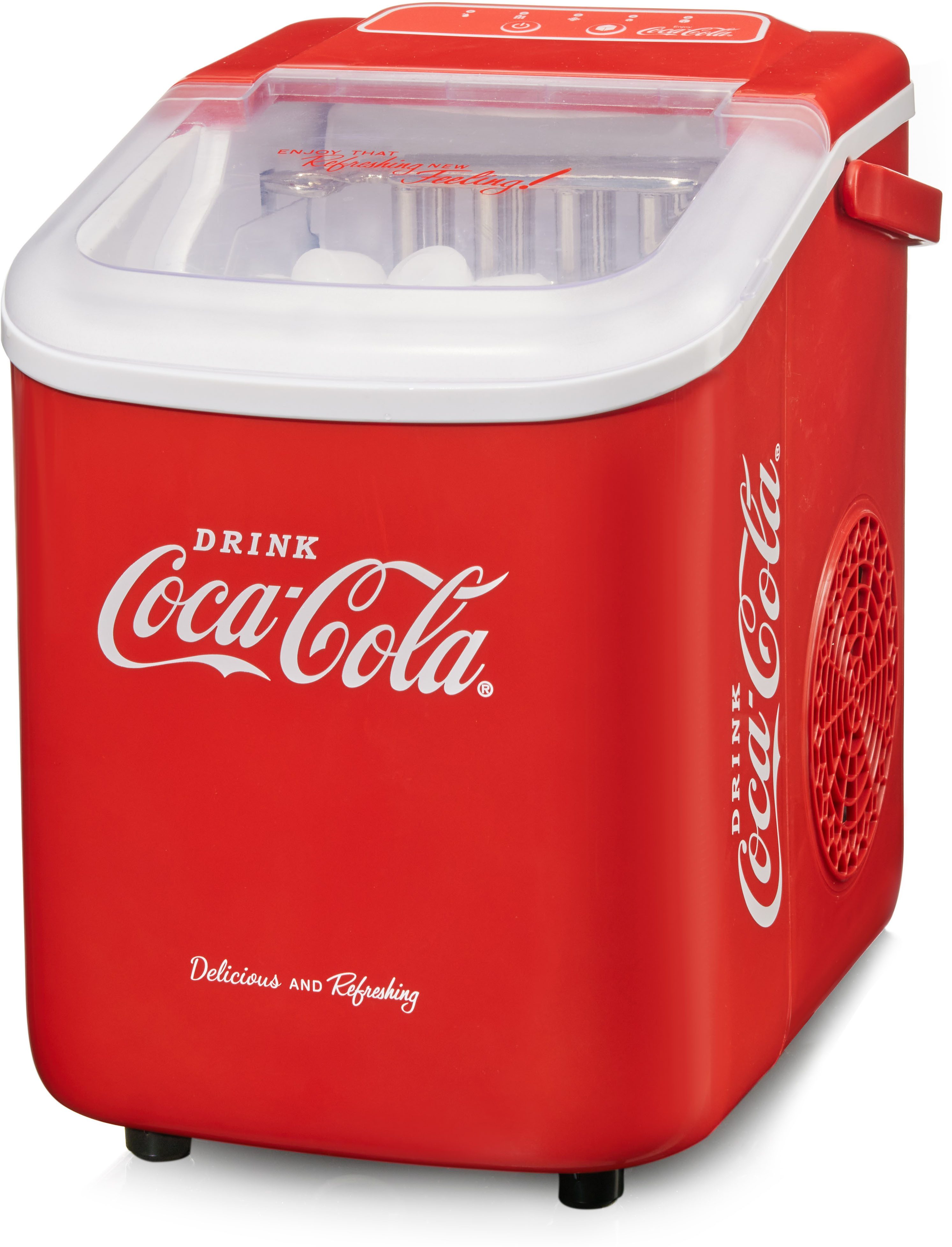 SALCO Eiswürfelmaschine EIS-2024 - Eiswürfelbereiter und Slush- and Crushed Ice Maker, COCA-COLA ® ICE CUBE MAKER – Bild 2 von 5