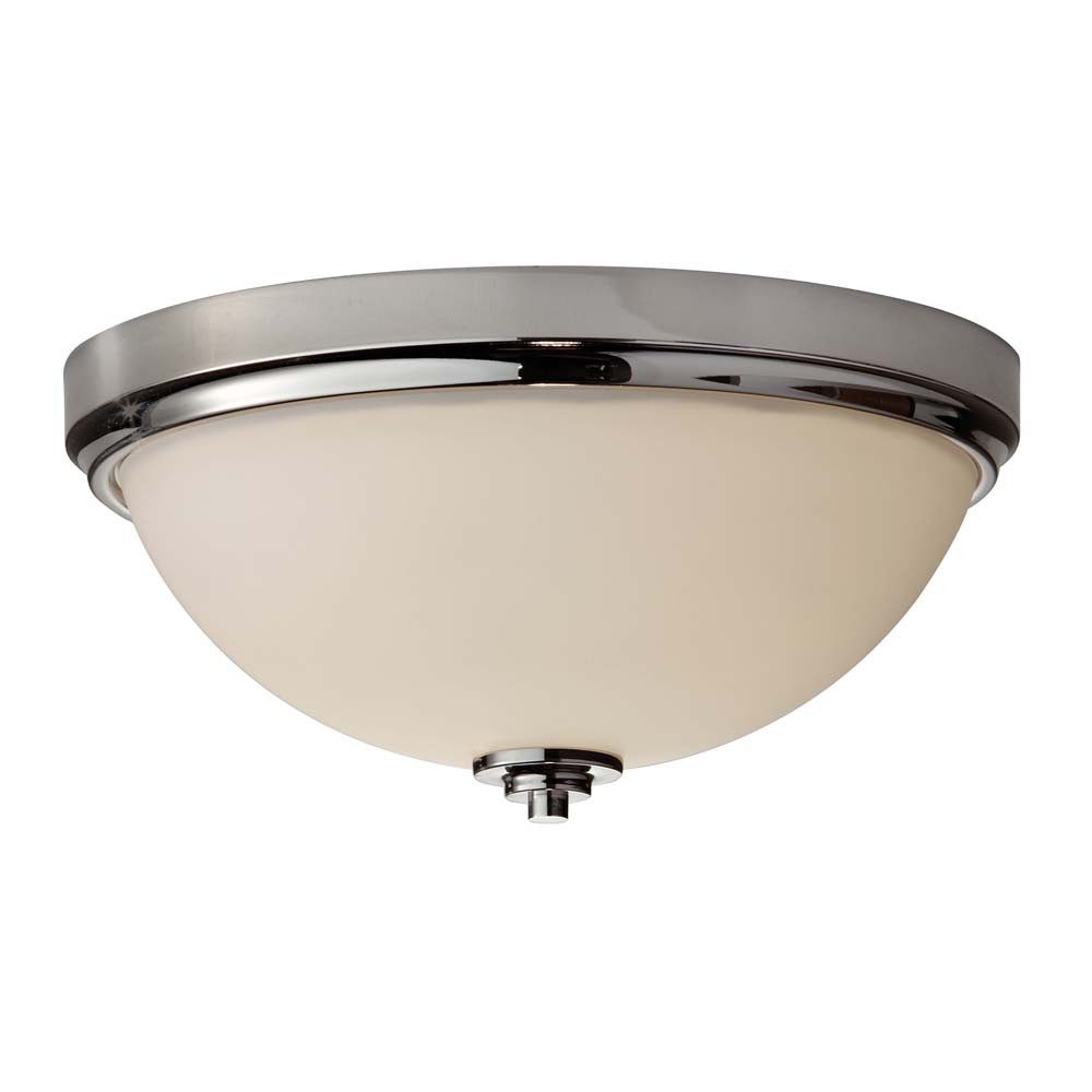 Elstead LIGHTING Außen-Deckenleuchte, Leuchtmittel nicht inklusive, Deckenleuchten Außenlampe Unterputzleuchte D 33,5 cm IP44 Stahl Glas