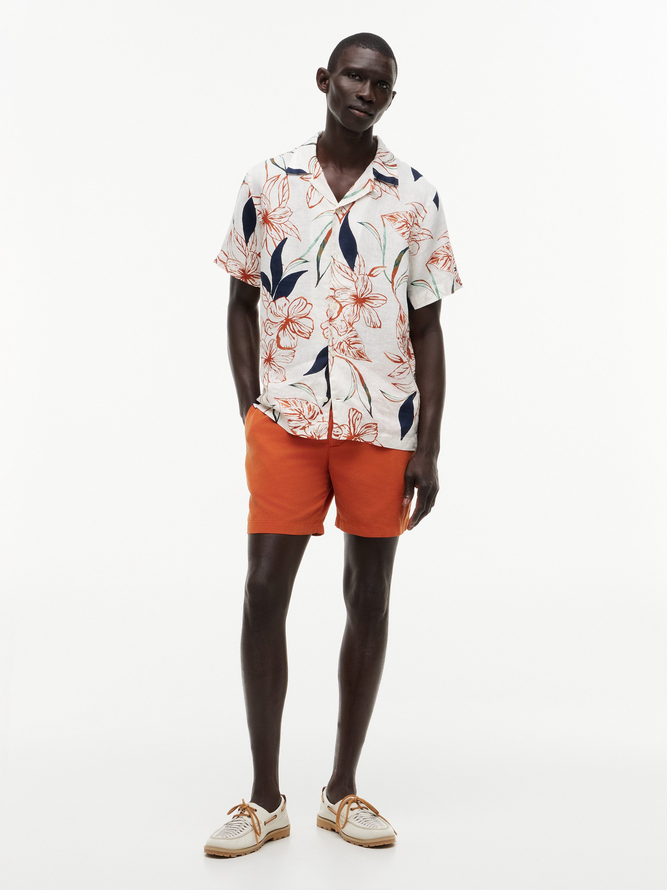 Kurzarmhemd LINEN RESORT PRT SS RF SHIRT