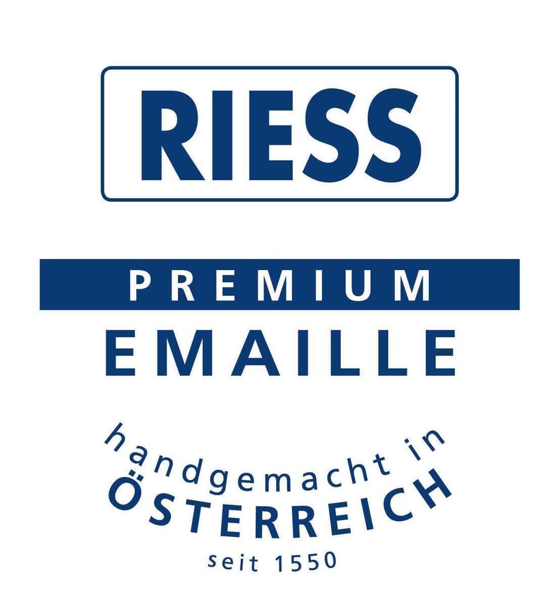 Riess Milchtopf Riess Küchenmaß Ø9cm 0,5 Liter Sarah Wiener Emaille Schoko/Pistazie