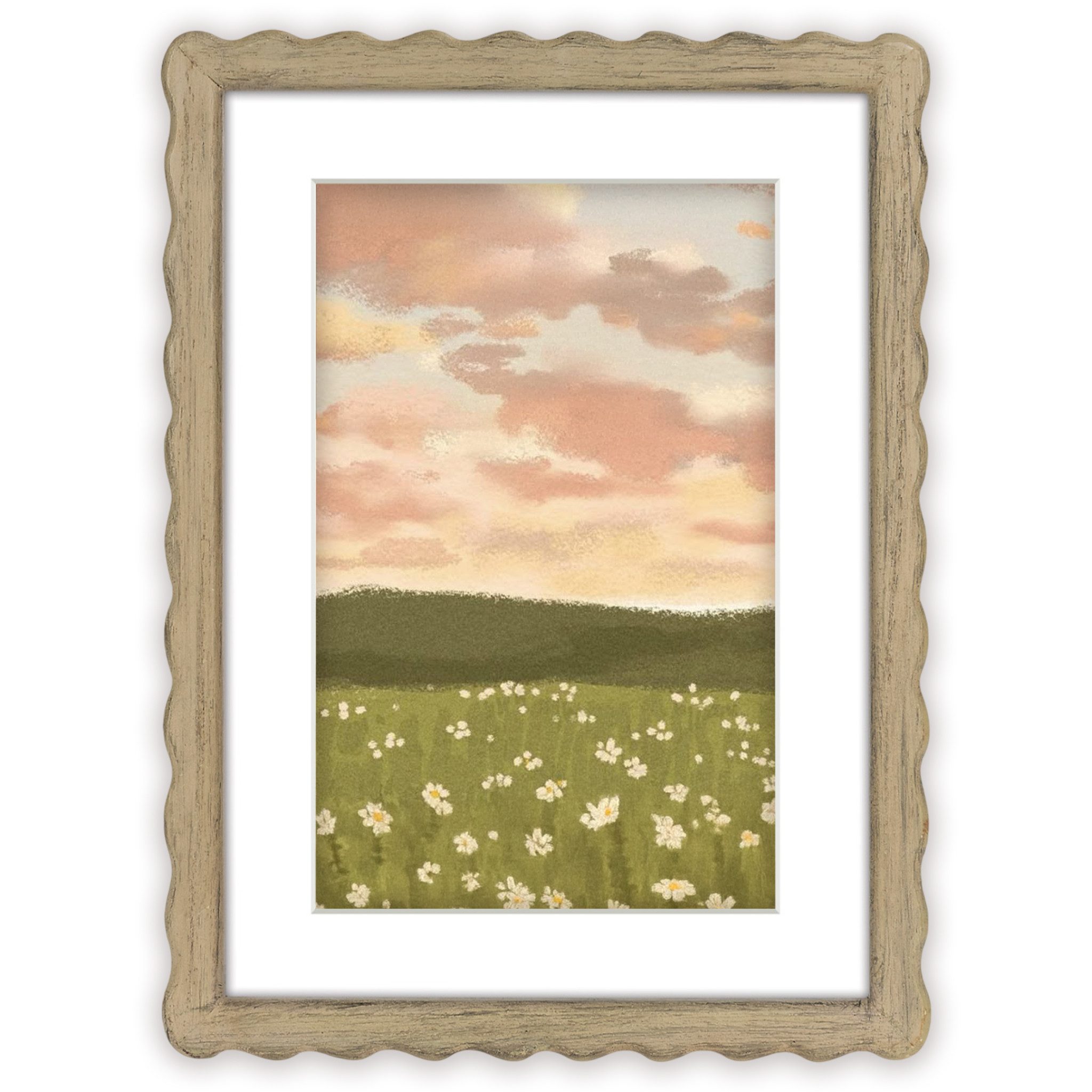 matches21 HOME & HOBBY Bilderrahmen Bilderrahmen 13 x 18 cm Wellenförmiger günstig online kaufen