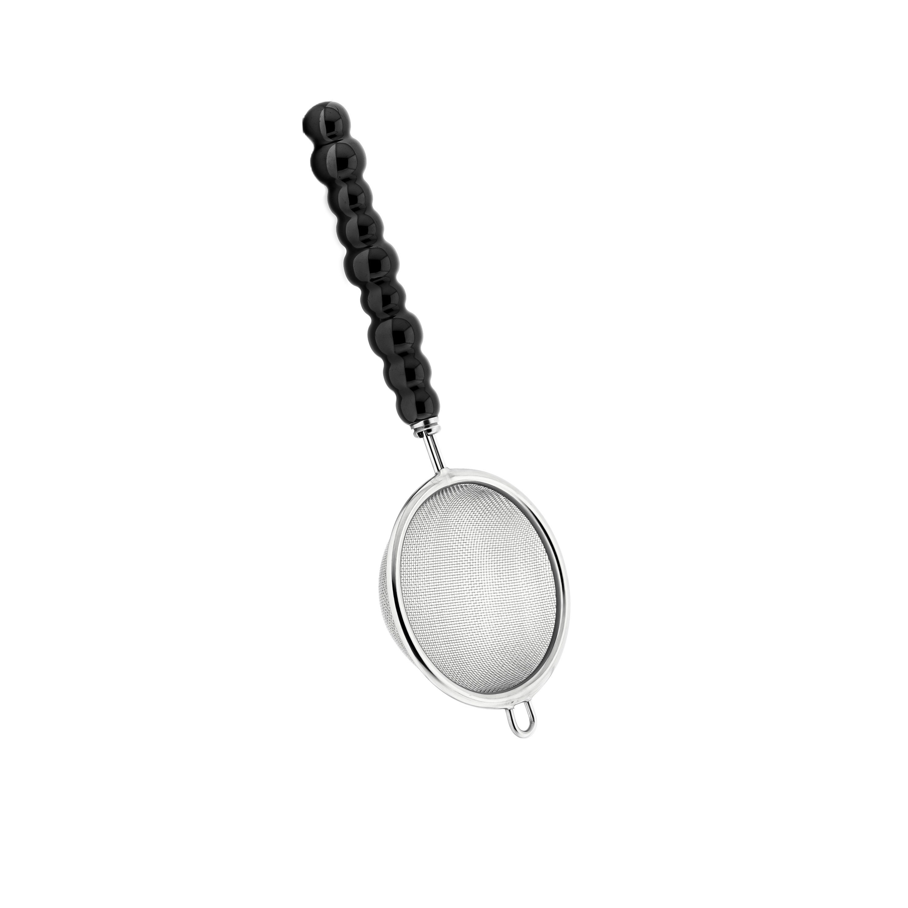 Almina Teesieb aus hochwertigem Edelstahl 20 cm für den täglichen Gebrauch - Schwarz, (1-St)