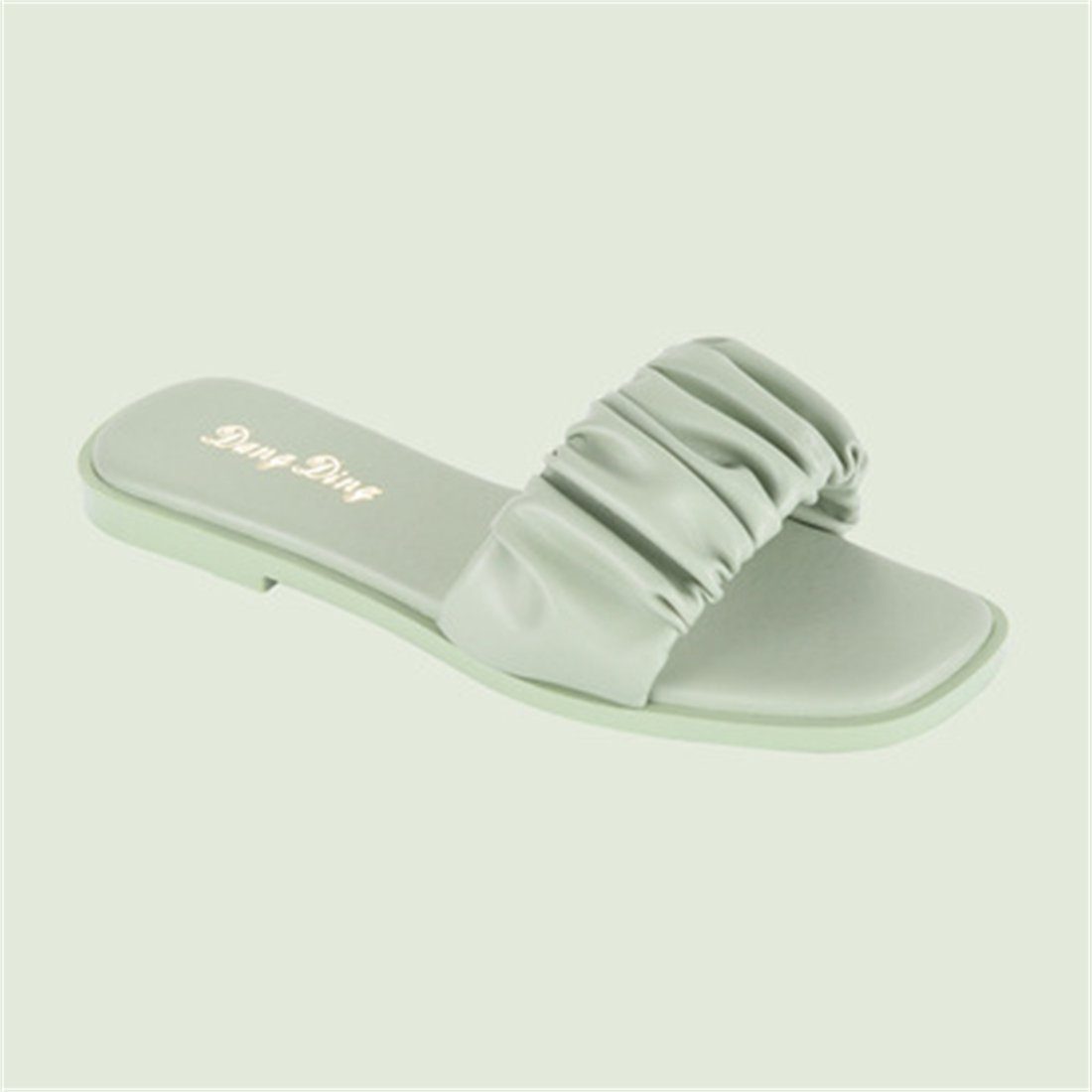 Hausschuh YOOdy~ hausschuhe Strand Sandalette (1-tlg) Hausschuh pantoffeln Sommer Rutschfest Schlafzimmer, Geeignet für Wohnzimmer, Bequem Badezimmer, Damen Hellgrün Neue