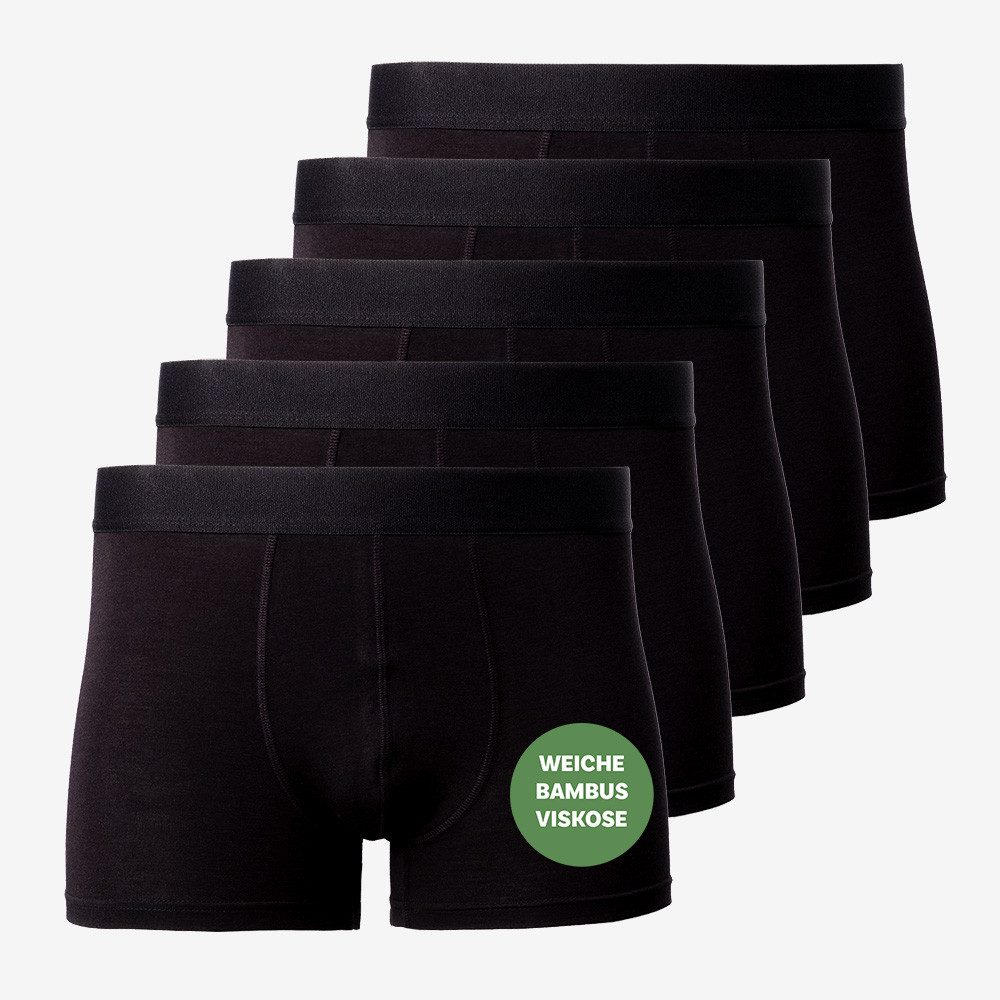 OCCULTO Boxershorts Herren Bambus Boxershorts 5er günstig online kaufen