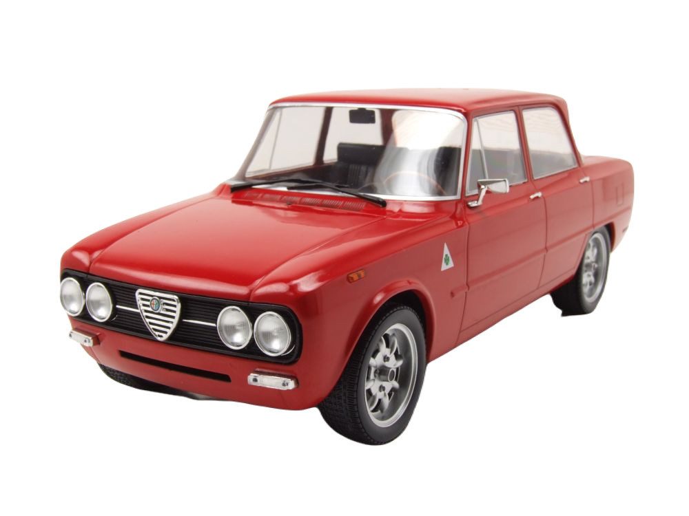 MCG Modellauto Alfa Romeo Giulia Nuova Super 1974 rot, Maßstab 1:18