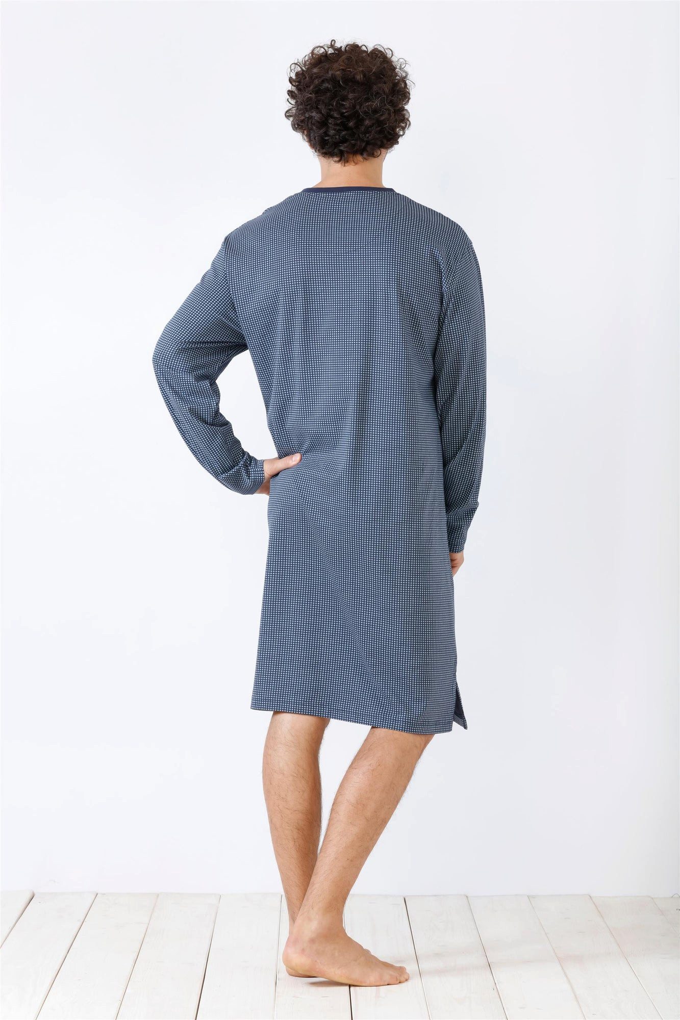 Hajo Nachthemd Herren NOS Nachthemd Premium Cotton Single Jersey günstig online kaufen