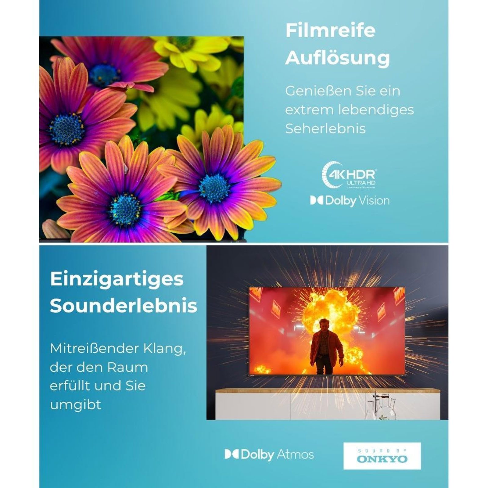 Toshiba 55UV6F68DA LED-Fernseher