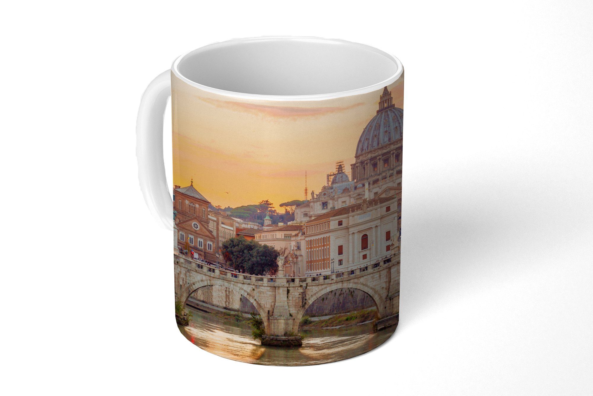 MuchoWow Tasse Italien - Skyline - Rom, Keramik, Kaffeetassen, Teetasse, Becher, Teetasse, Geschenk