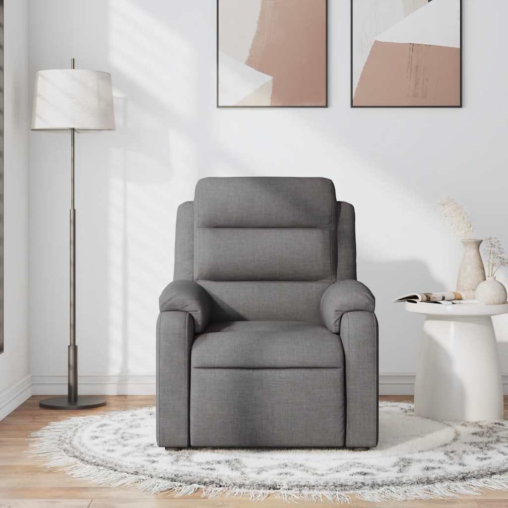 vidaXL Sessel Massagesessel Dunkelgrau Stoff (1-St) günstig online kaufen