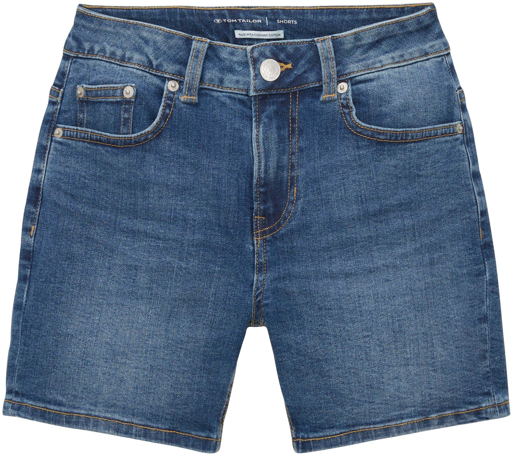TOM TAILOR Jeansshorts mid stone