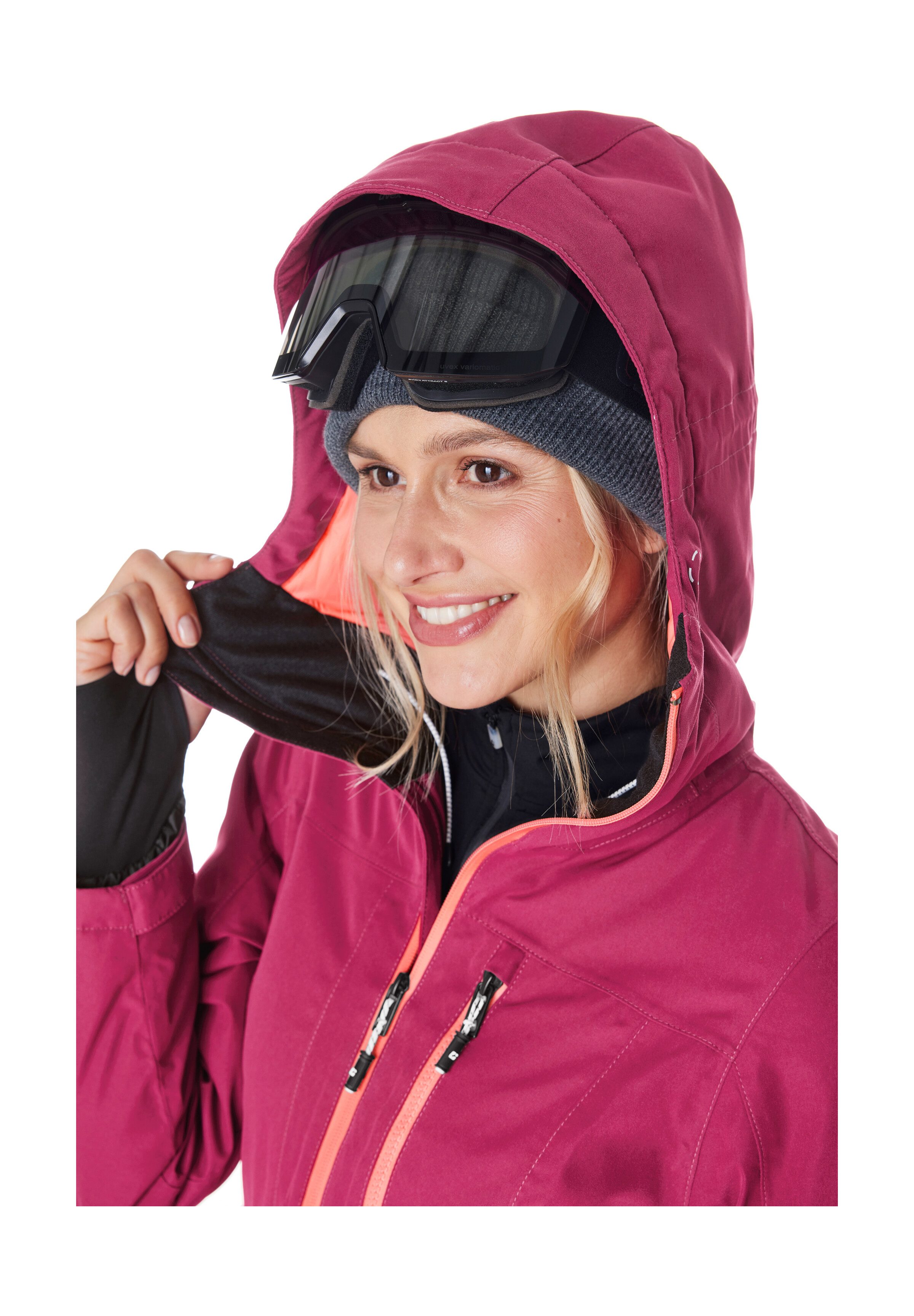 Killtec Skijacke KSW 276 WMN SKI JCKT Wasserdichte Damenjacke mit Schneefang, Atmungsaktivität und Taschen – Bild 4 von 5