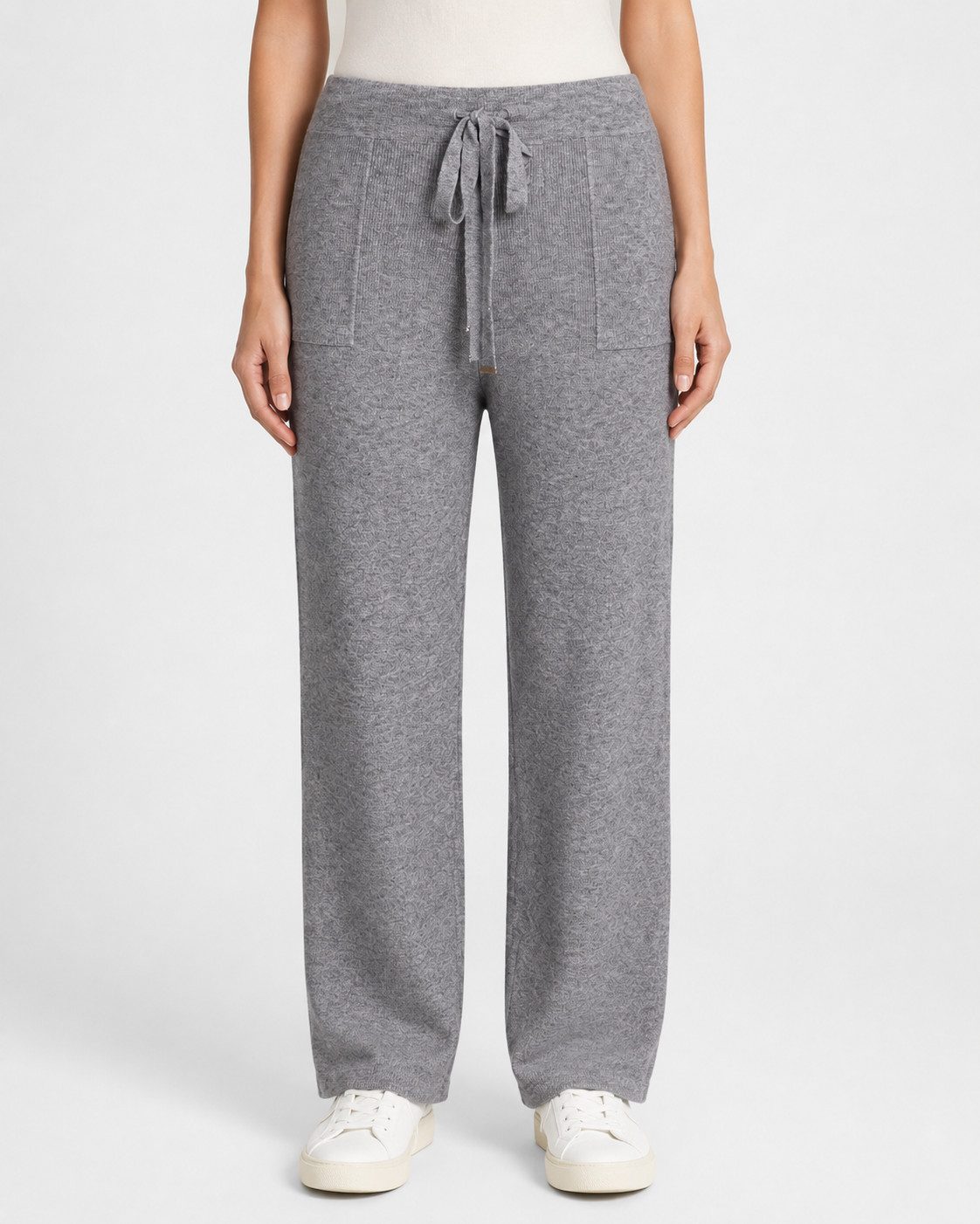 Passioni Strickhose Straight Fit mit Elastikbund im geraden Schnitt