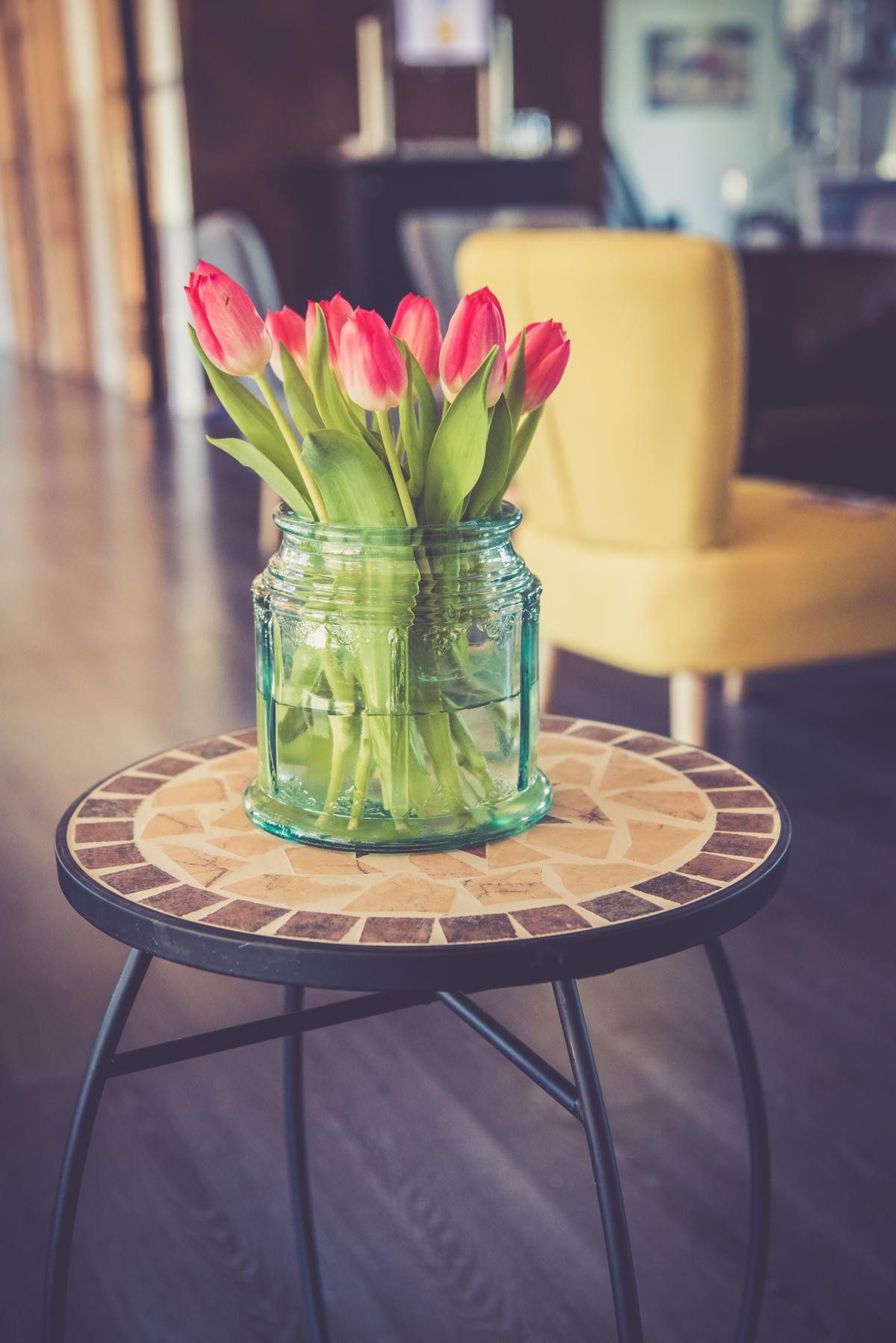 Kamelio Gartentisch Beistelltisch Mosaik Gartentisch Metall rund Balkontisc günstig online kaufen