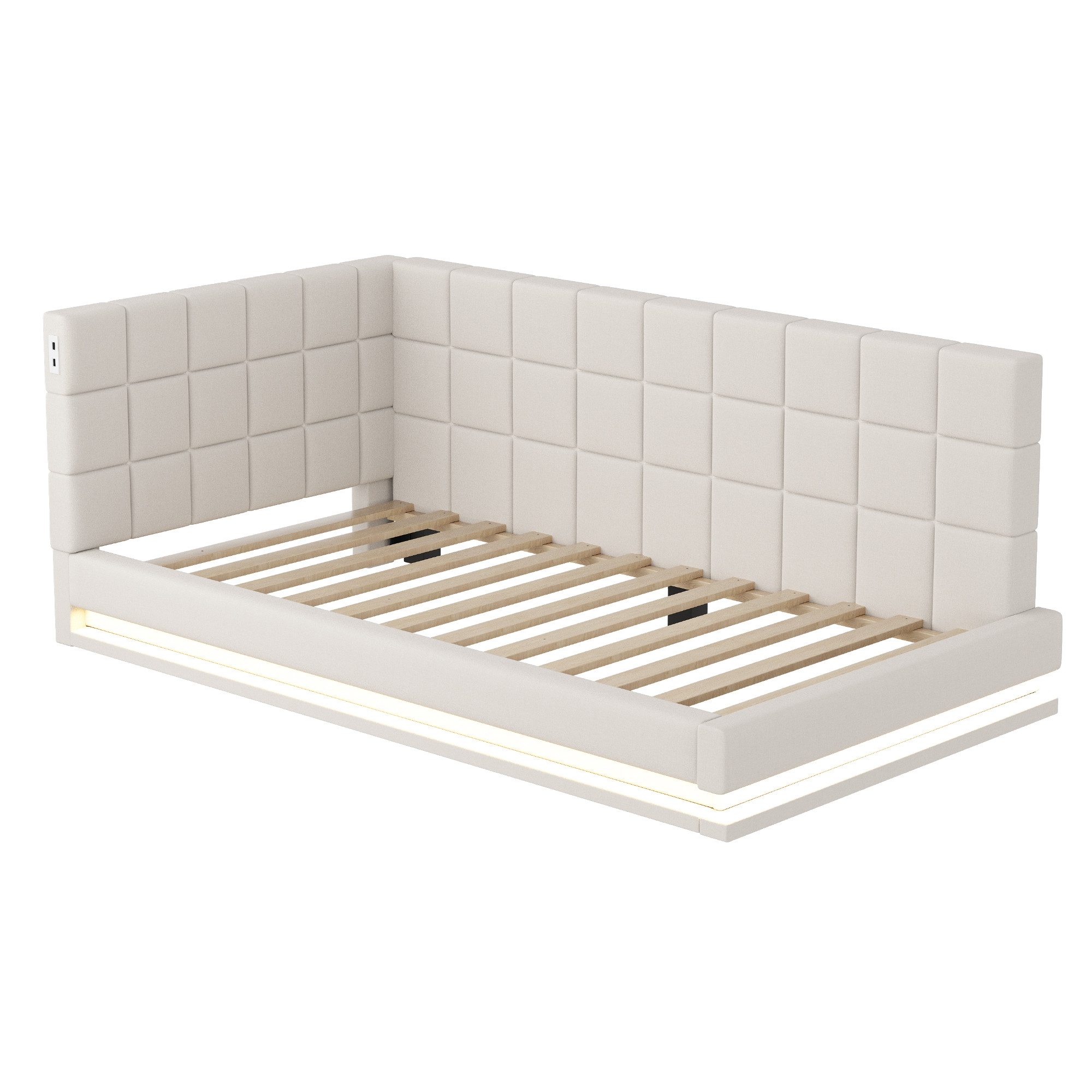 REDOM Schlafsofa Polsterbett,Funktionsbett,Jugendbett, Multifunktionales Po günstig online kaufen