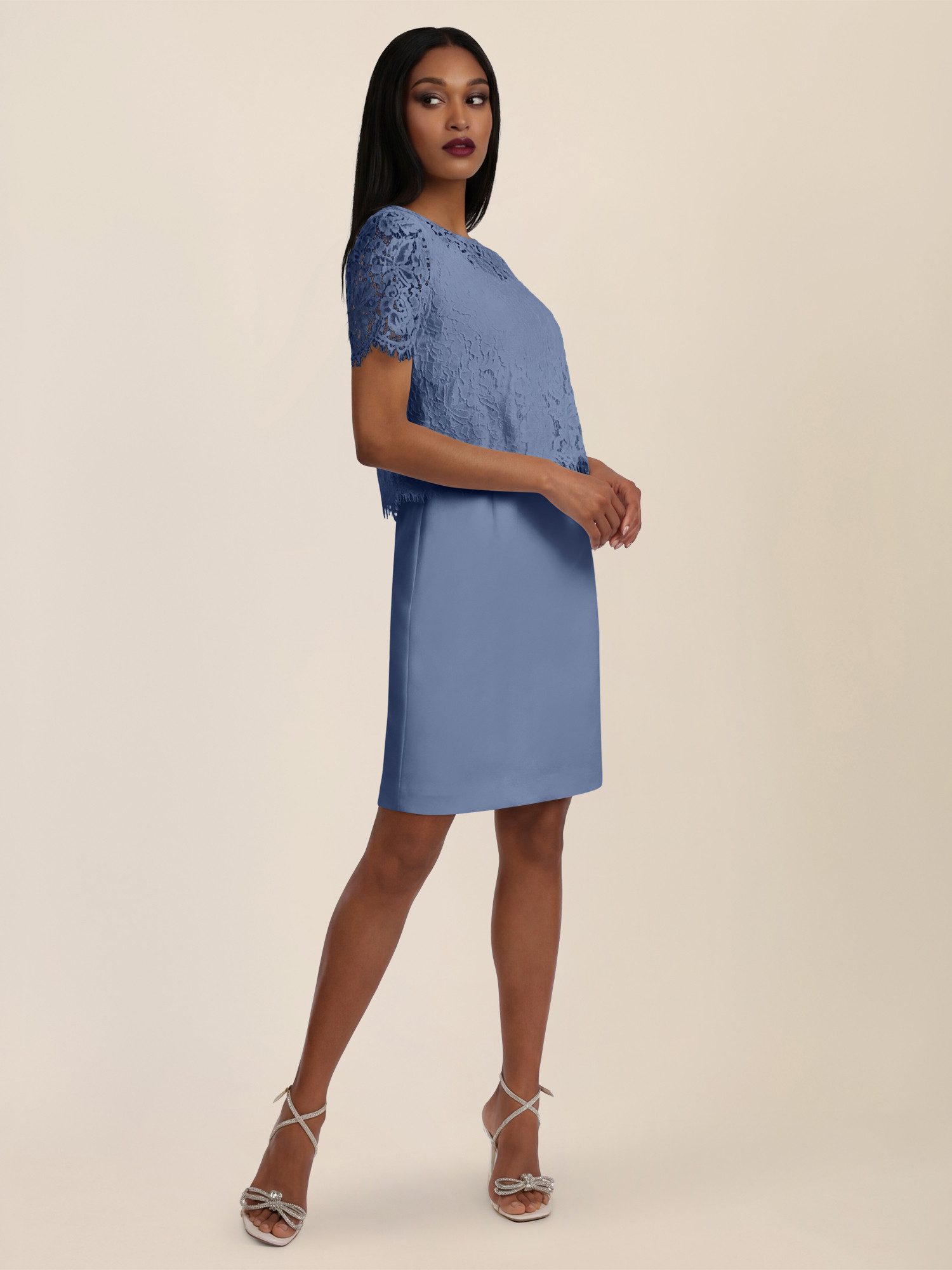 Apart Etuikleid mit eleganter Doppellage günstig online kaufen