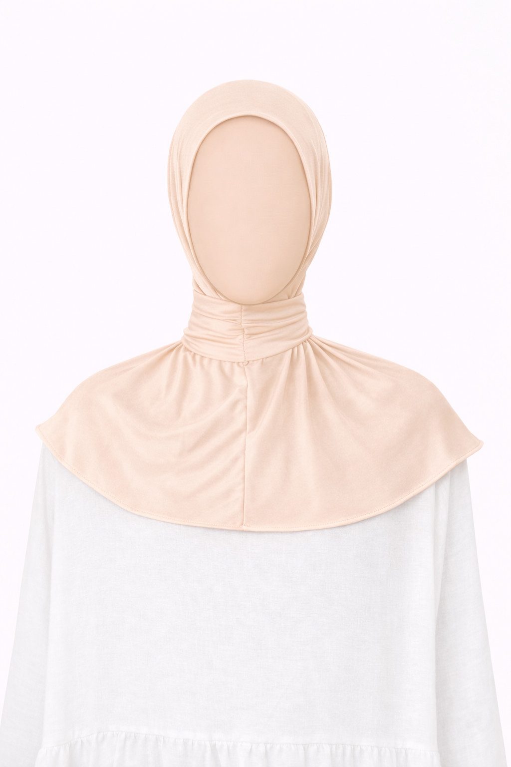 Aymasal Hijab Sofort-Jersey-Hijab (Einzelartikel, 1x Sofort-Hijab) Sofort-Hijab, Mit knöpfen an der Hinterseite